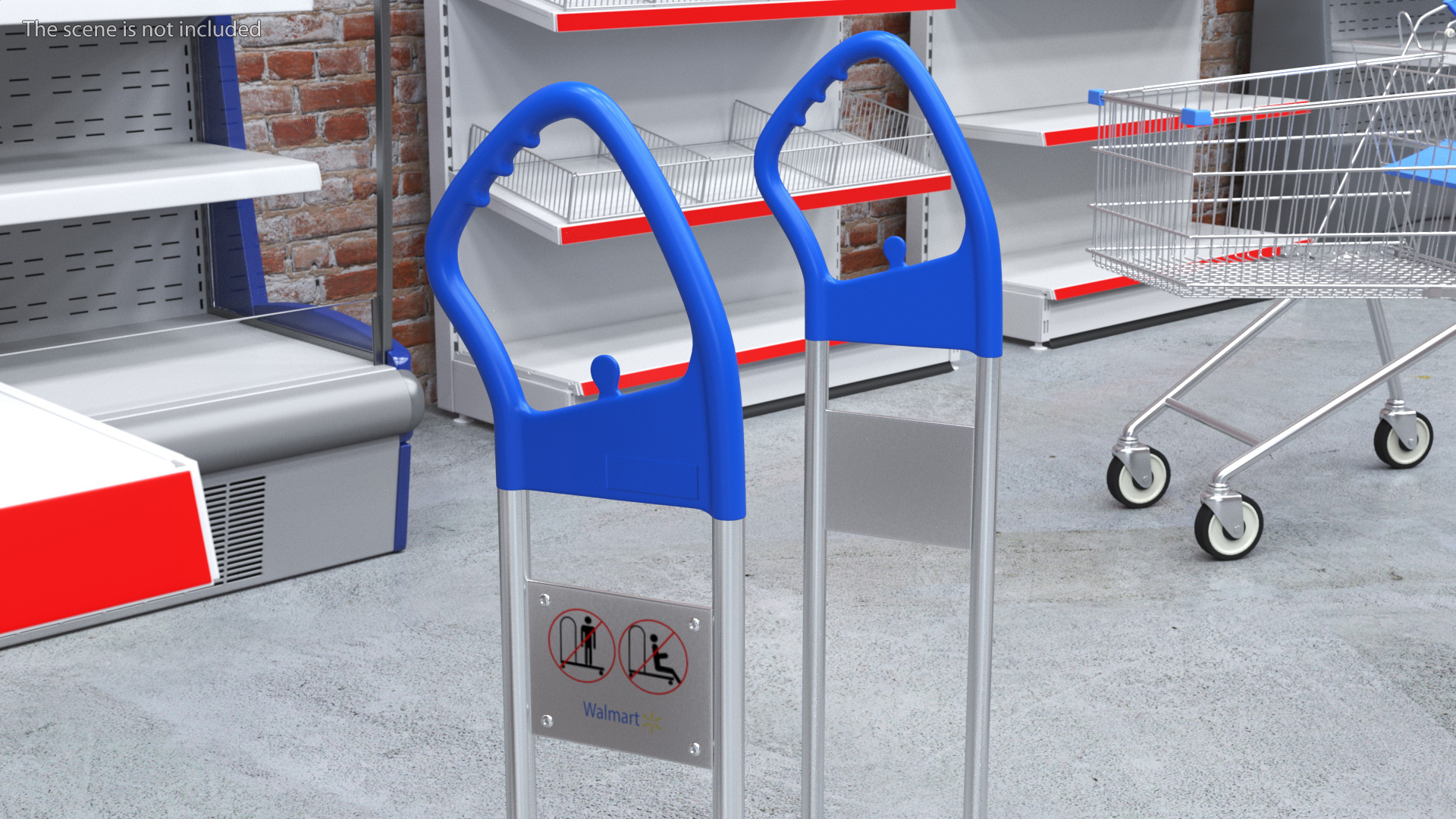 Cargo Shopping Trolley 3D