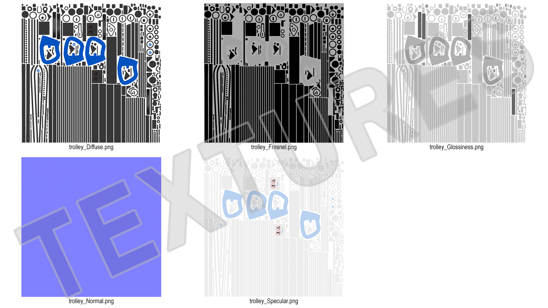 Cargo Shopping Trolley 3D
