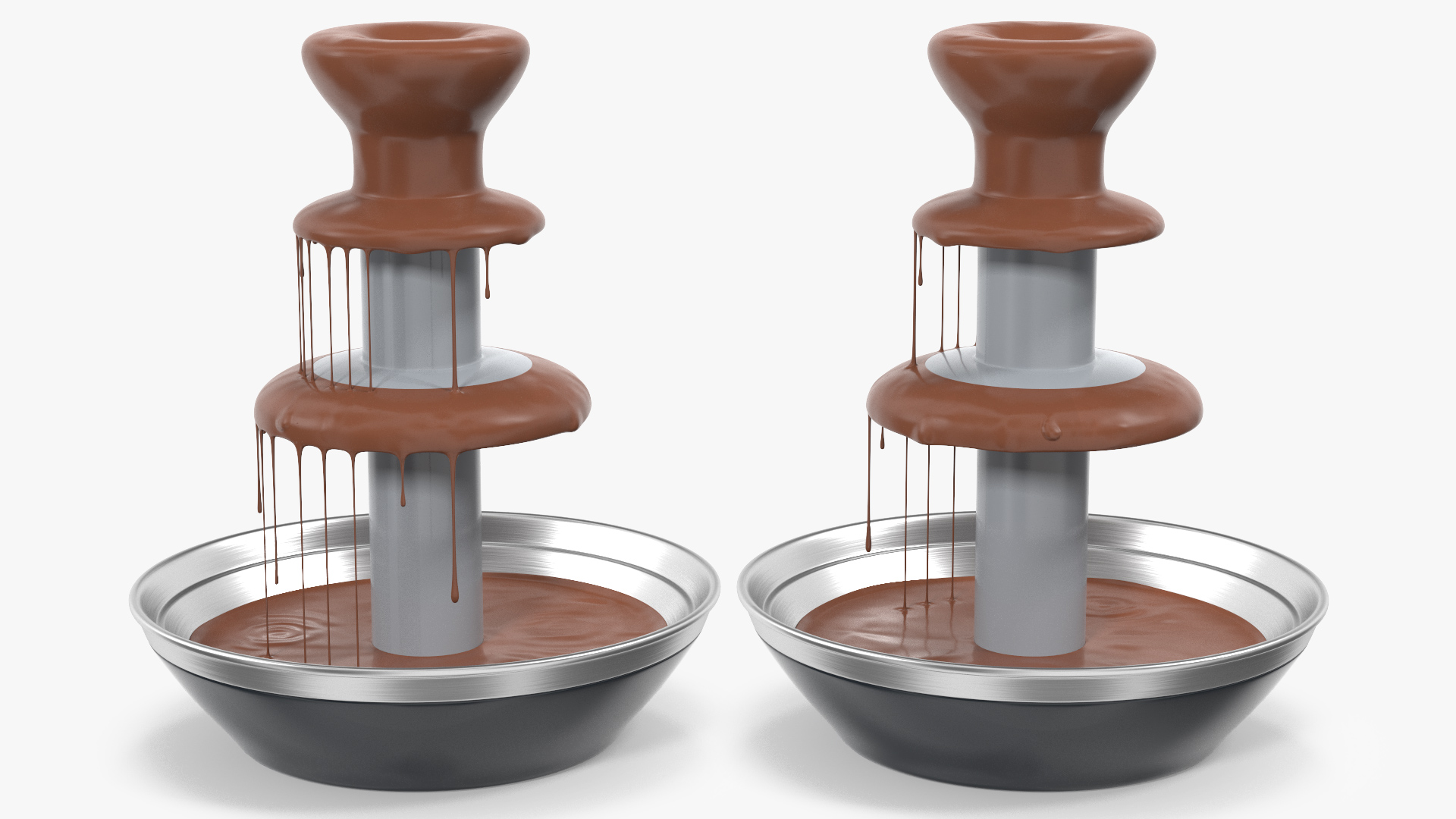 3D Chocolate Fountain model