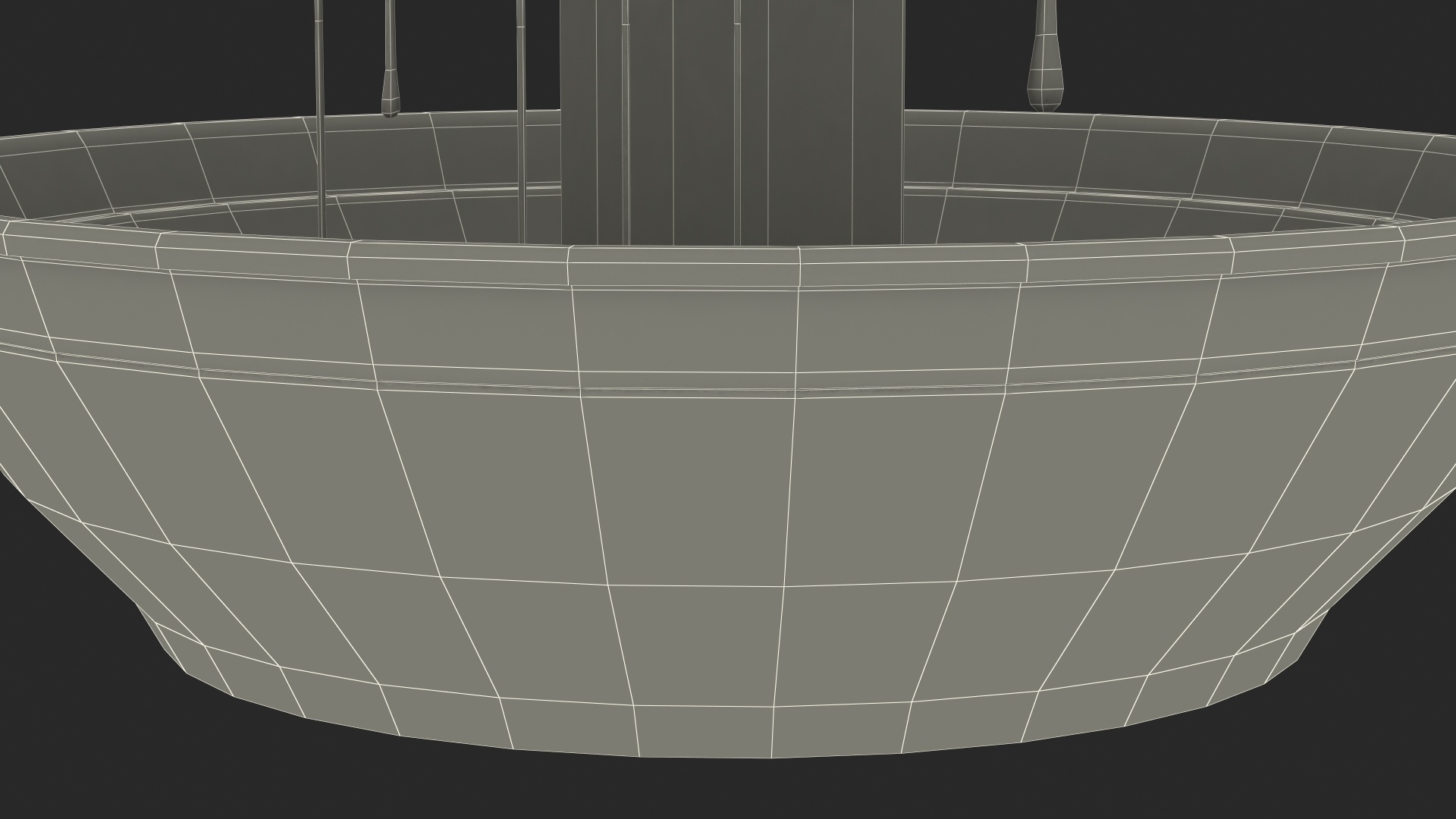 3D Chocolate Fountain model