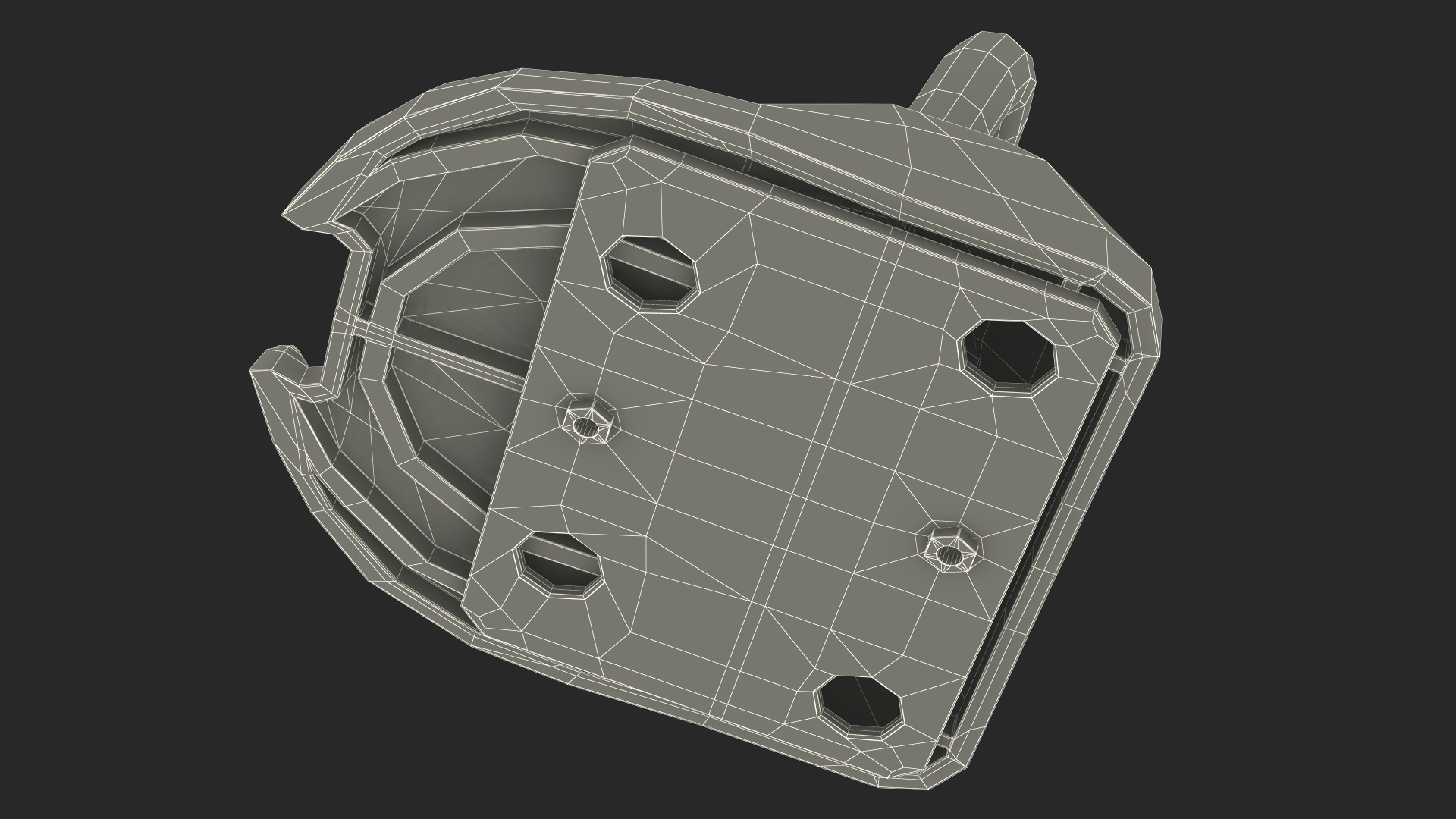 Wall and Ground Bike Anchor 3D