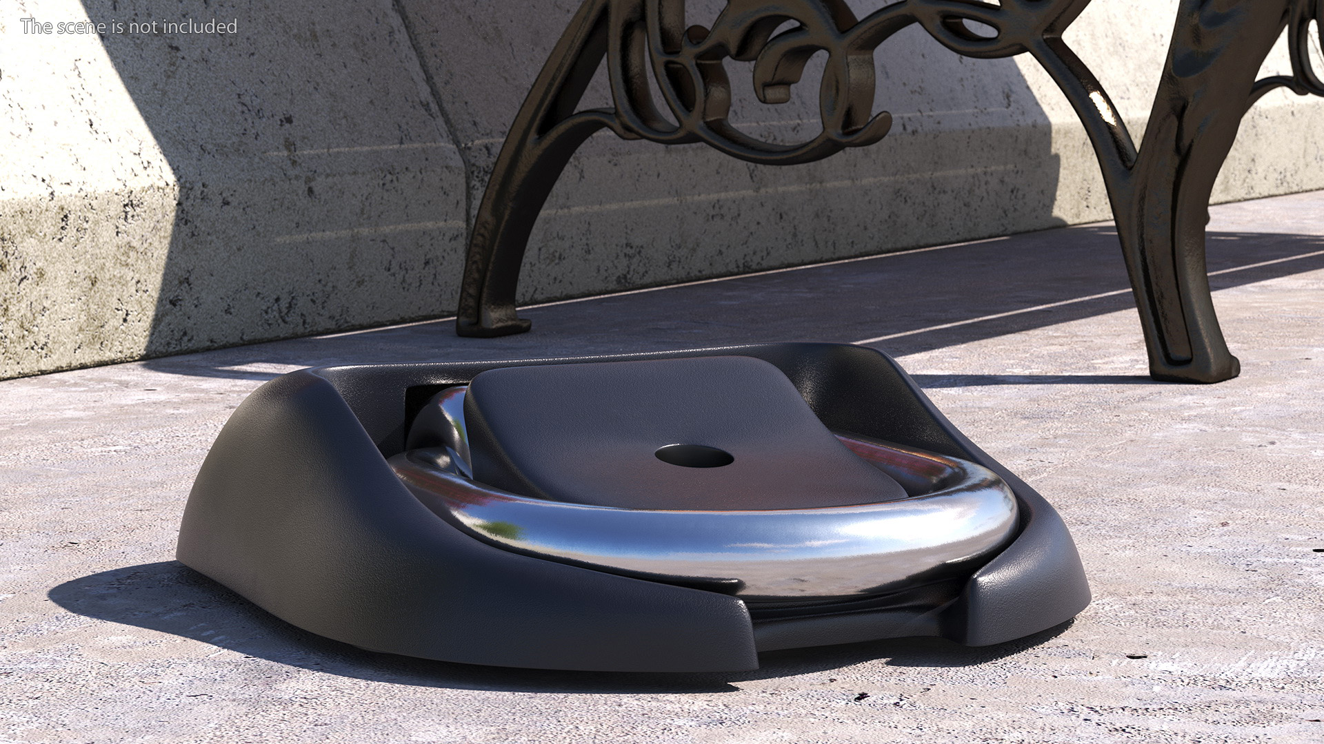 Wall and Ground Bike Anchor 3D