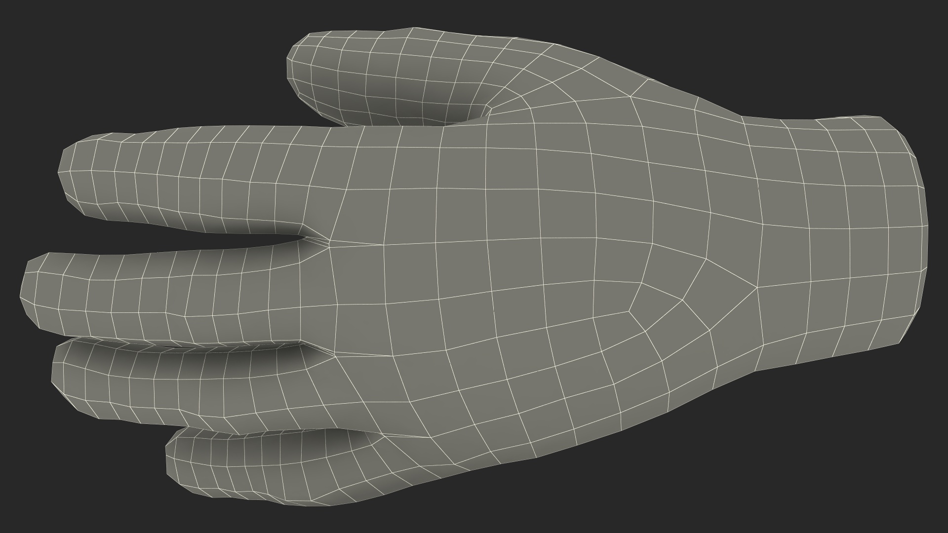 Tactical Military Gloves 3D model