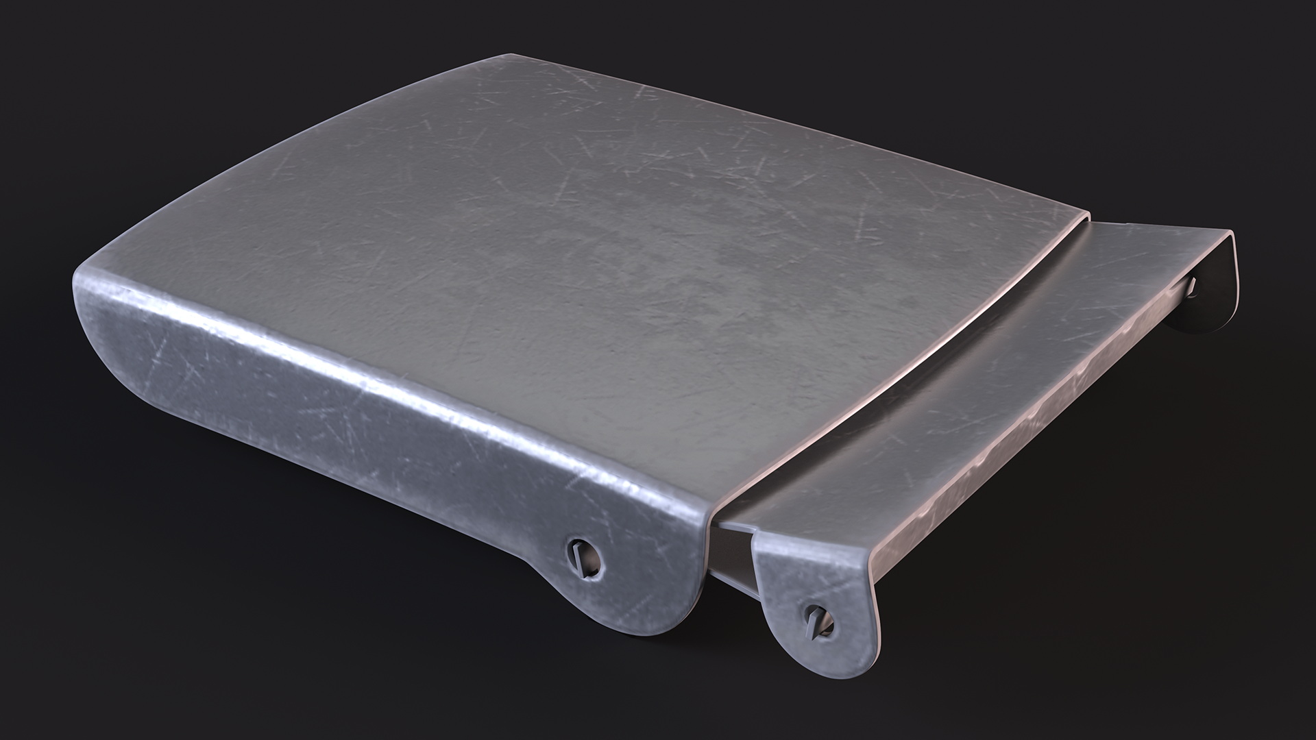 3D model Used Military Buckle Belt