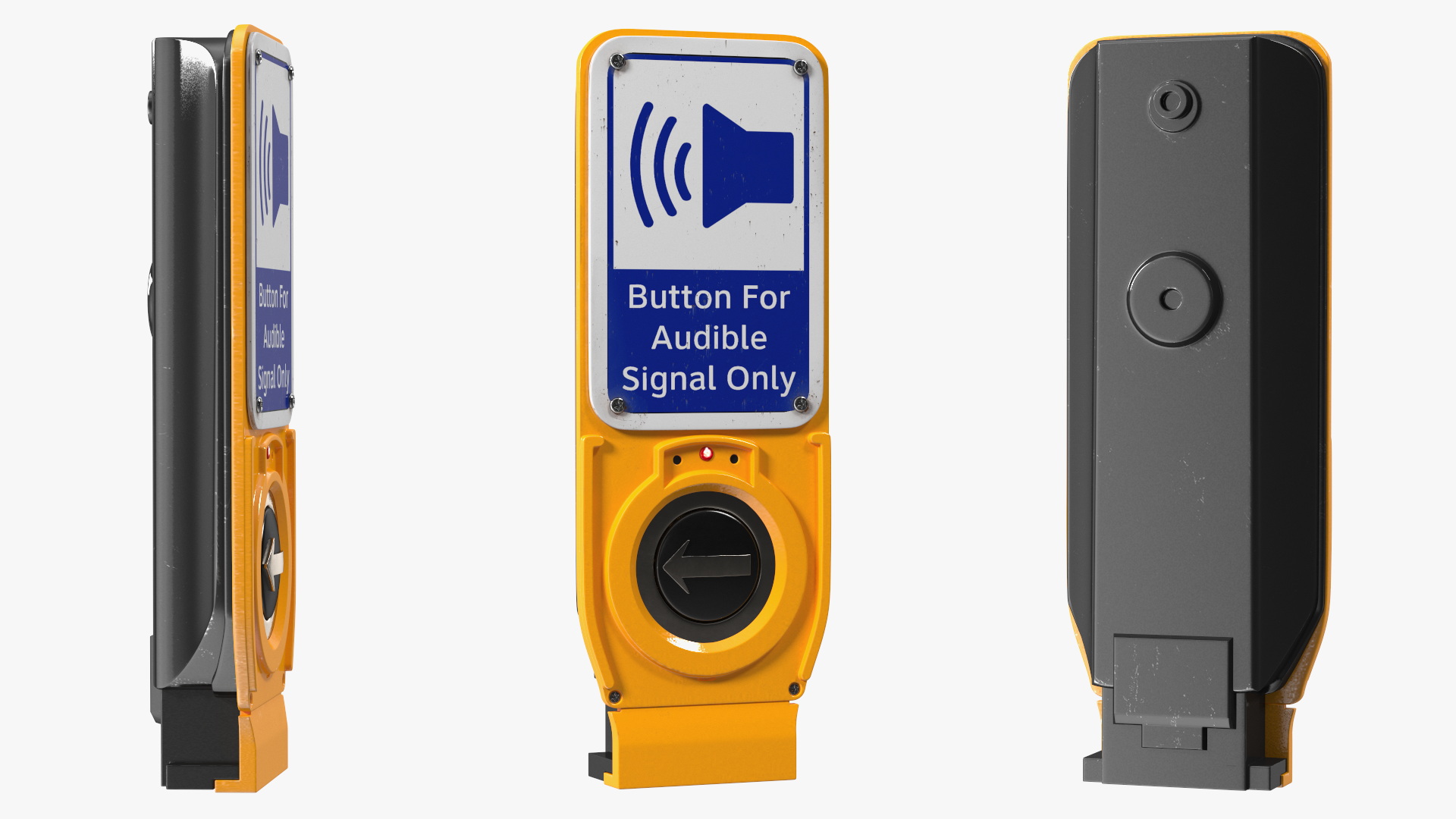 3D Audible Signal Crosswalk Button