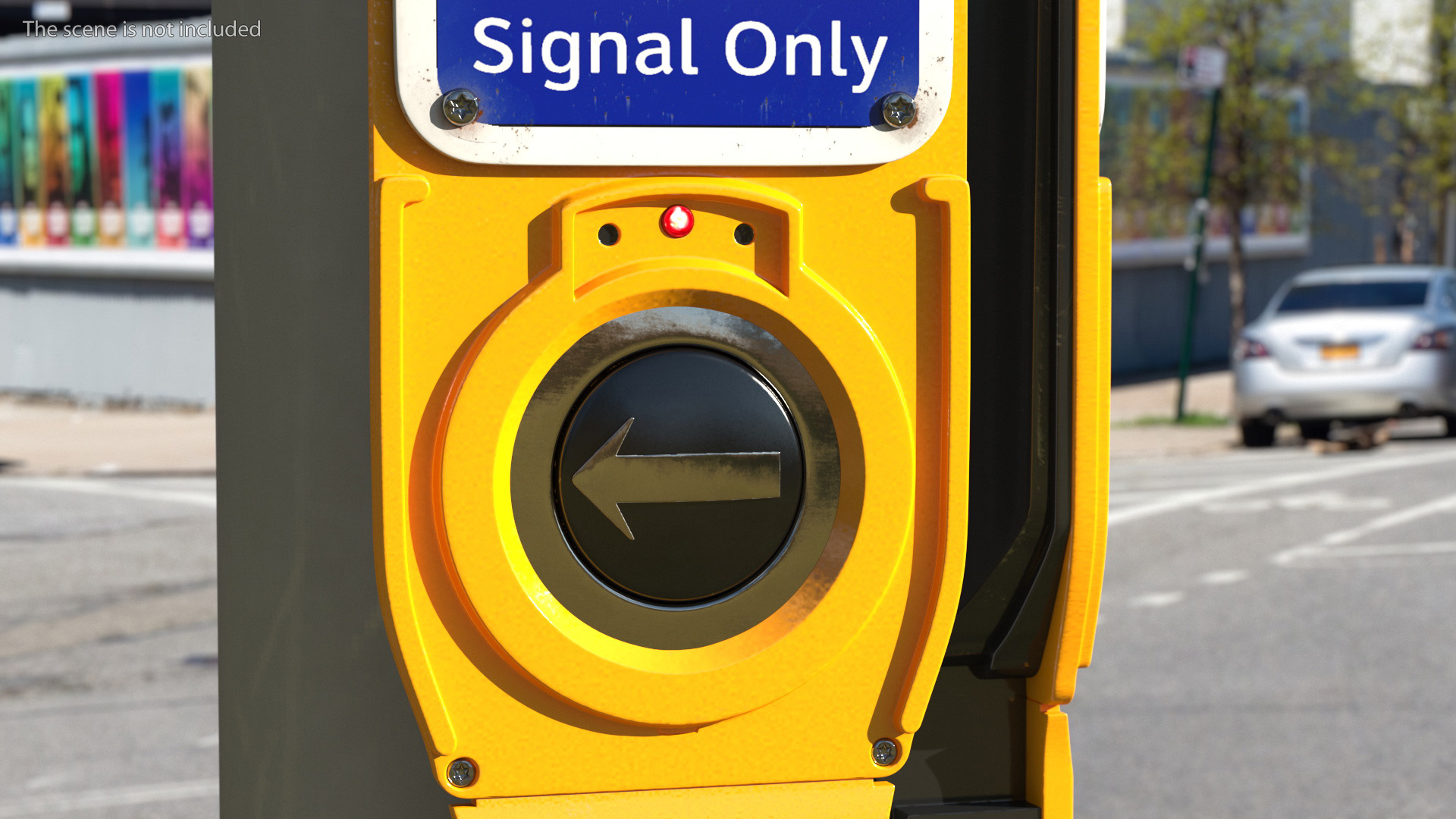 3D Audible Signal Crosswalk Button