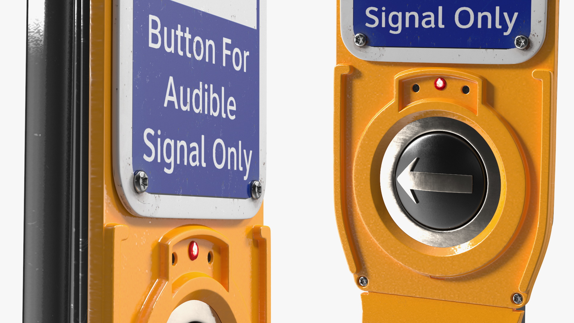 3D Audible Signal Crosswalk Button