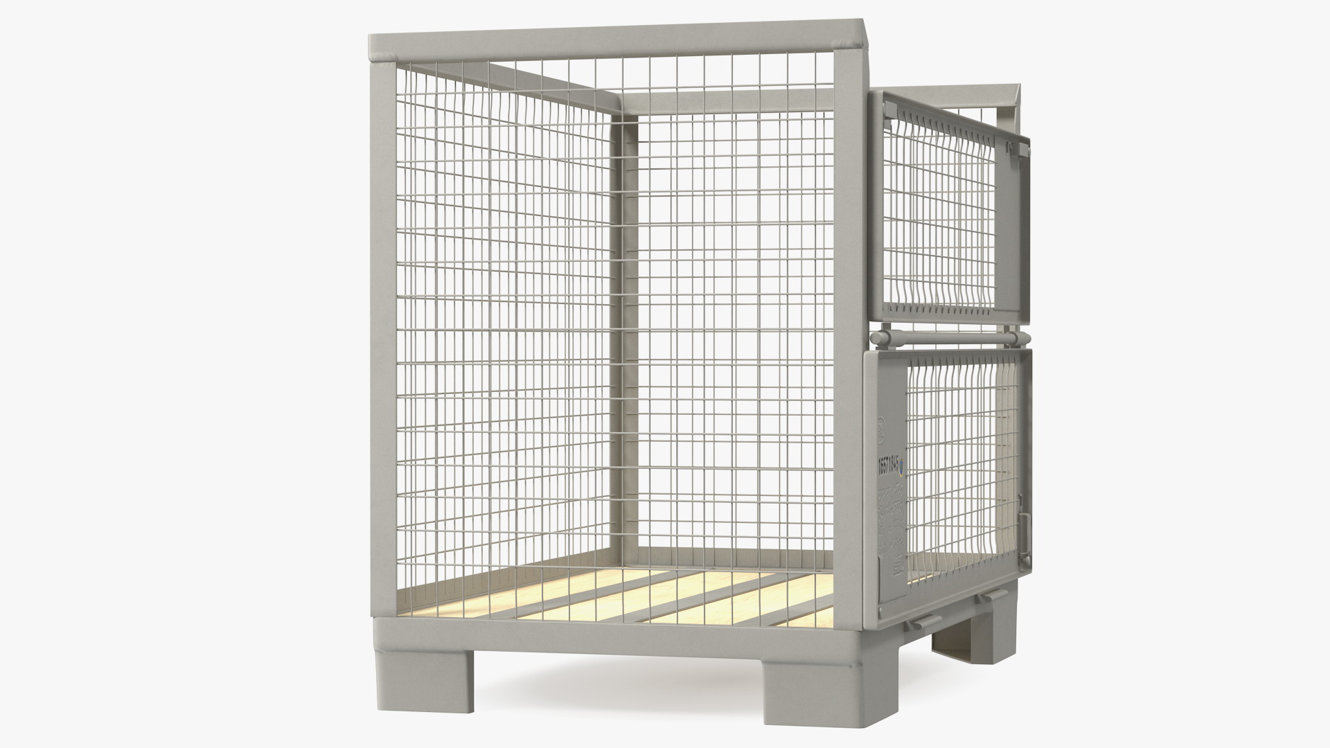 Euro Mesh Pallet Epal Box Pallet 3D