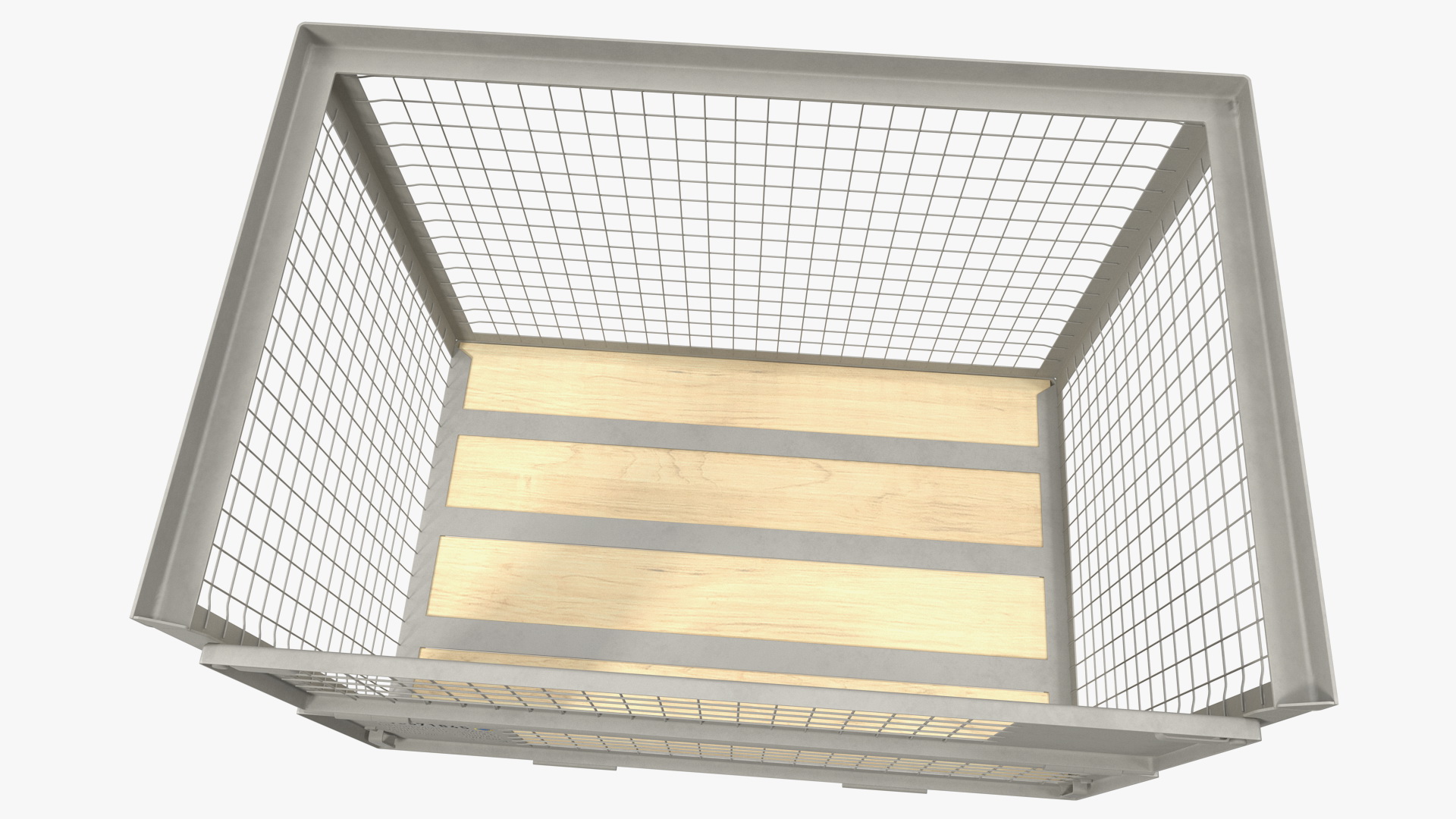 Euro Mesh Pallet Epal Box Pallet 3D
