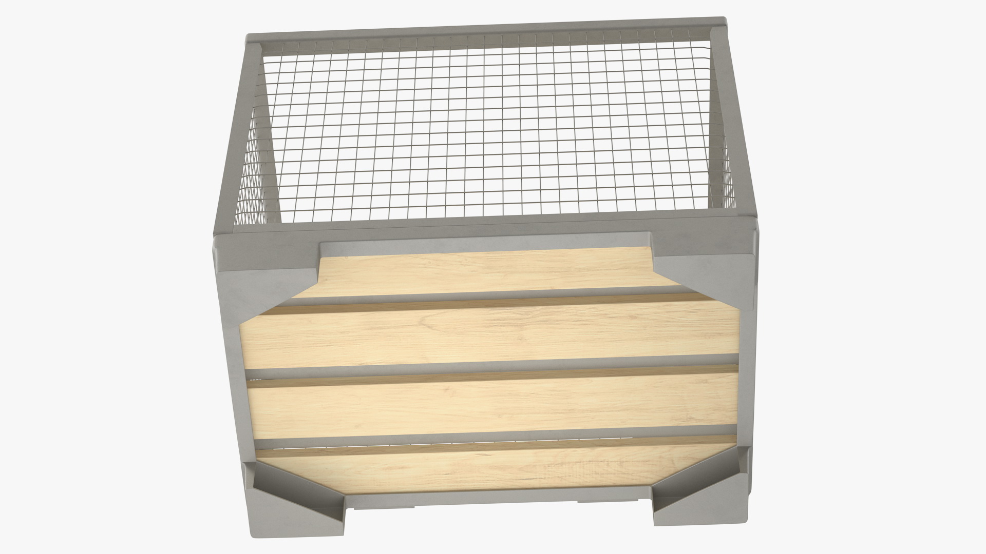 Euro Mesh Pallet Epal Box Pallet 3D