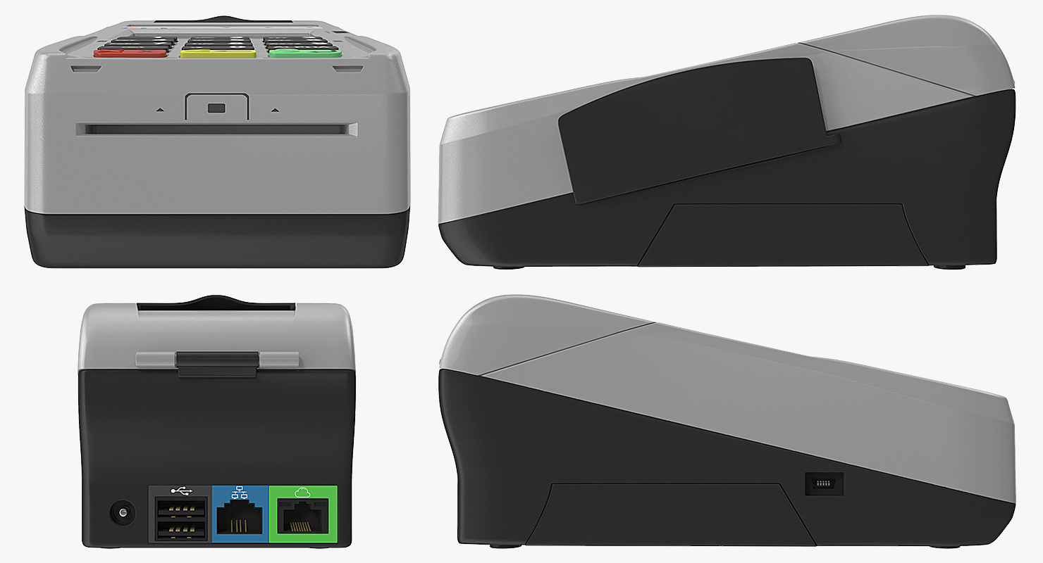 3D Card Terminal model