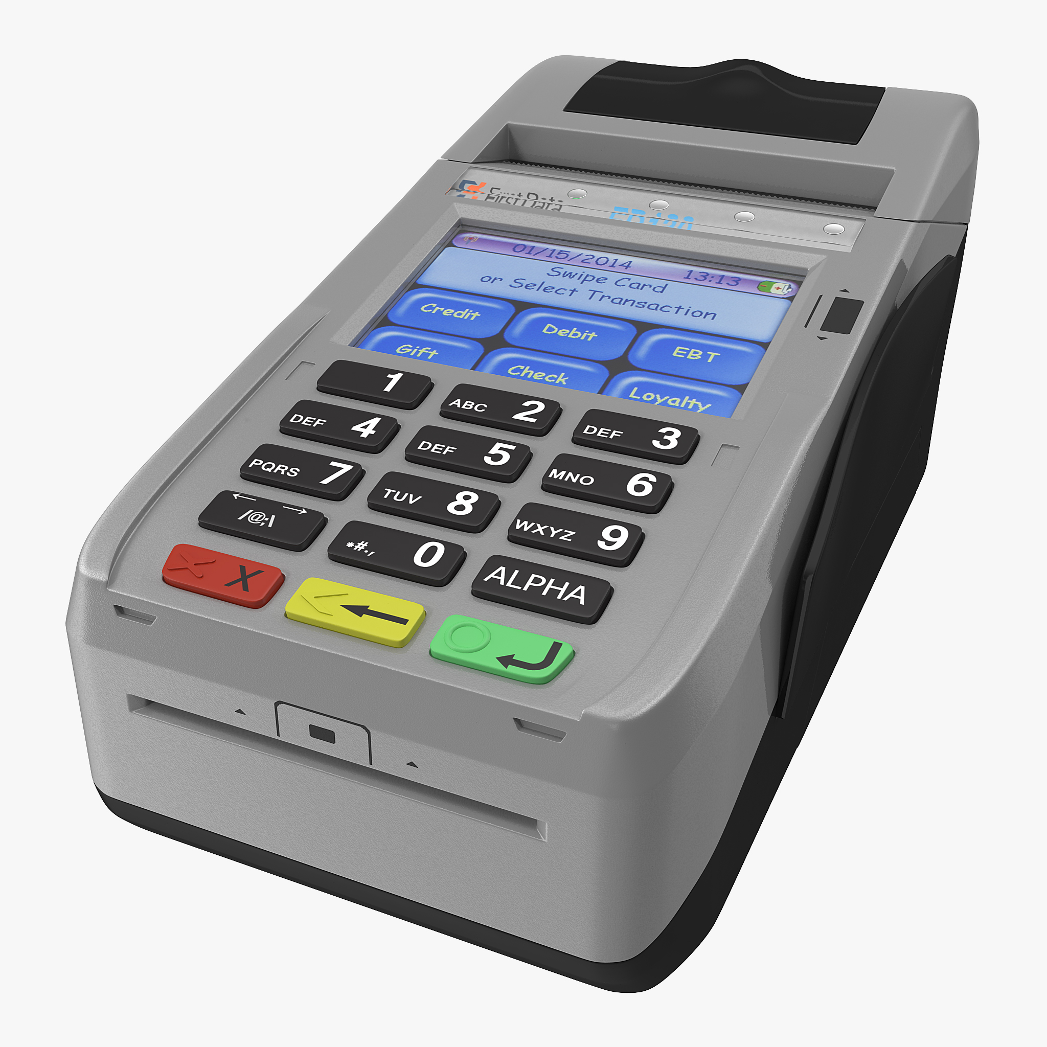 Card Terminal 3D Model