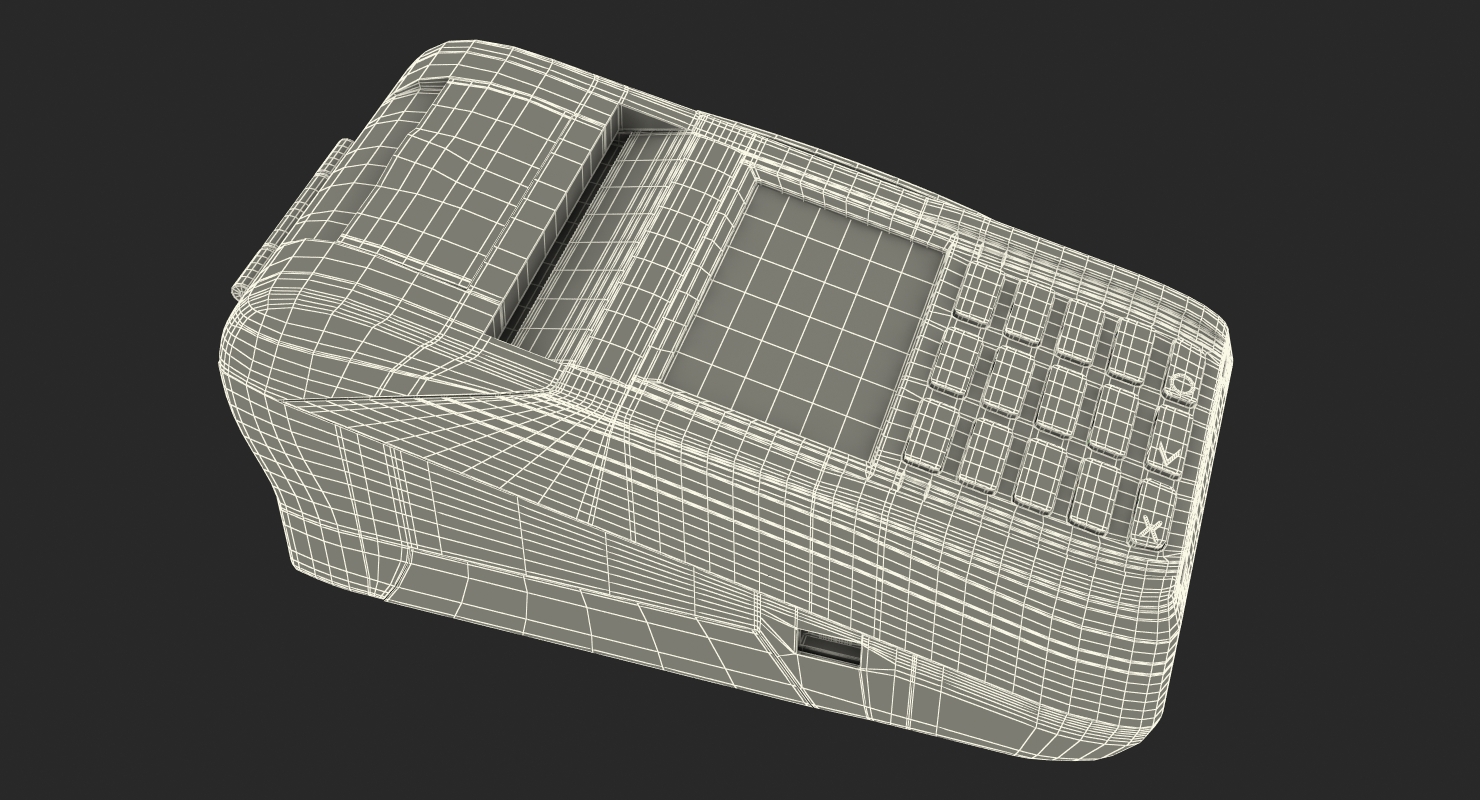 3D Card Terminal model