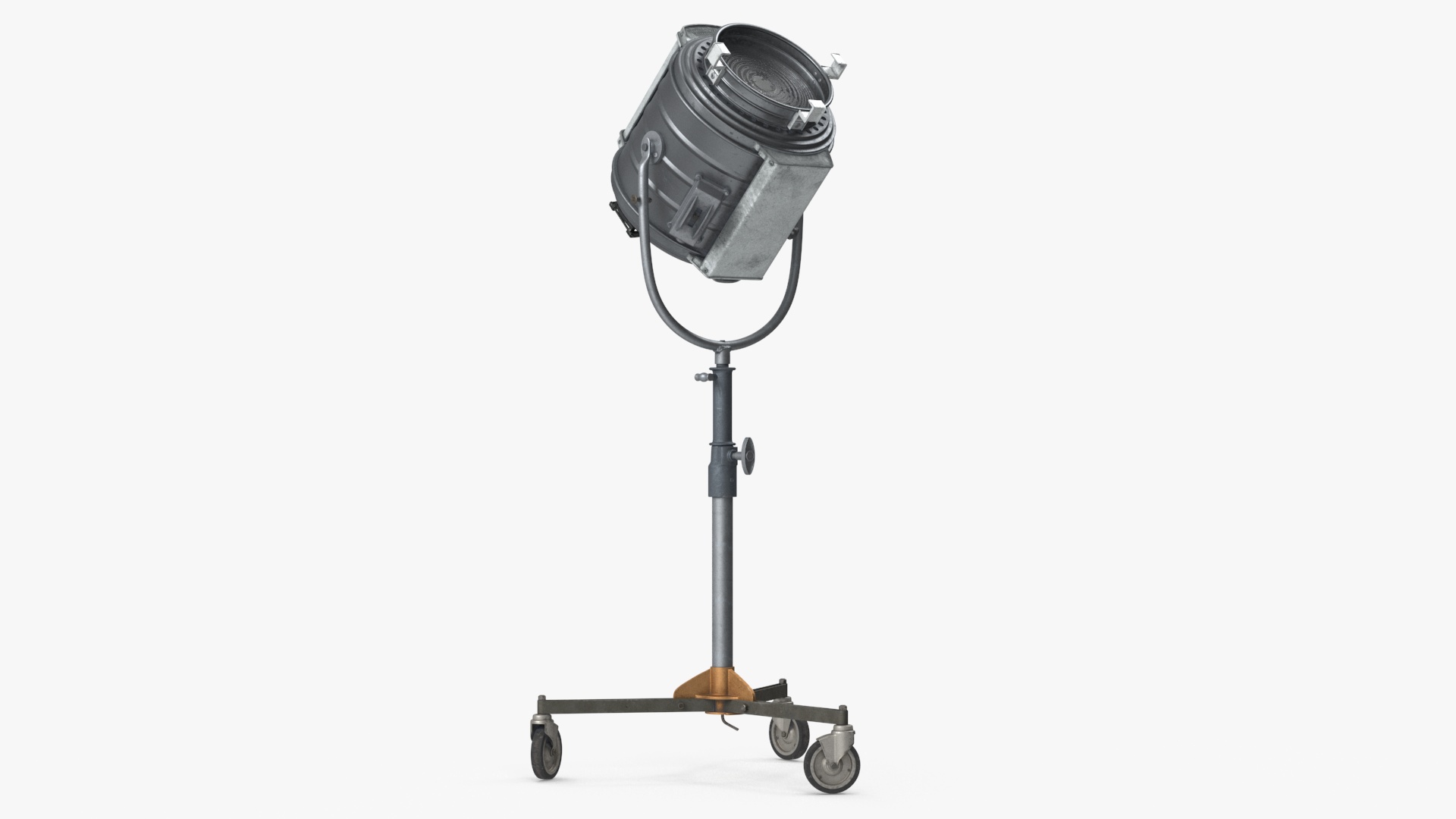 3D Vintage Studio Spotlight on Stand model