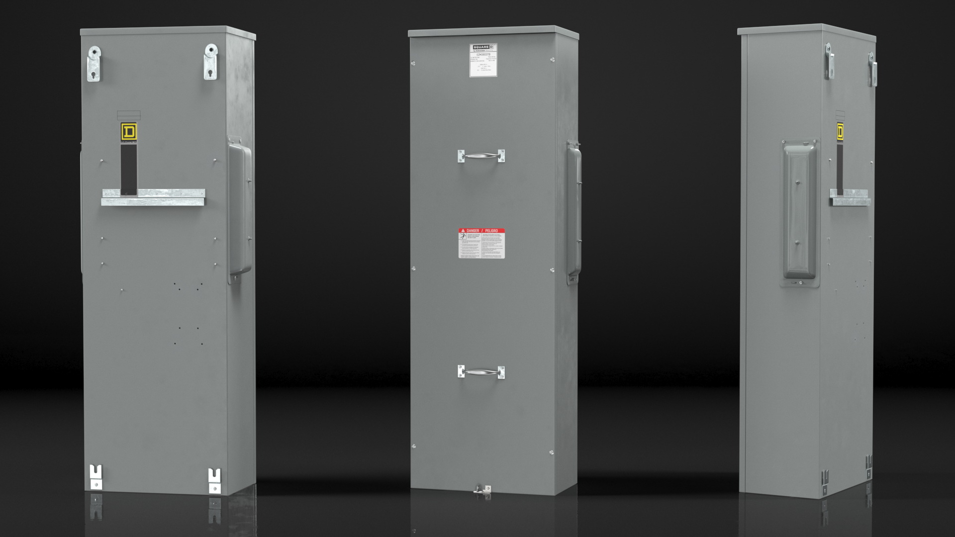 Meter Center Terminal Box Square D EZM3800 3D