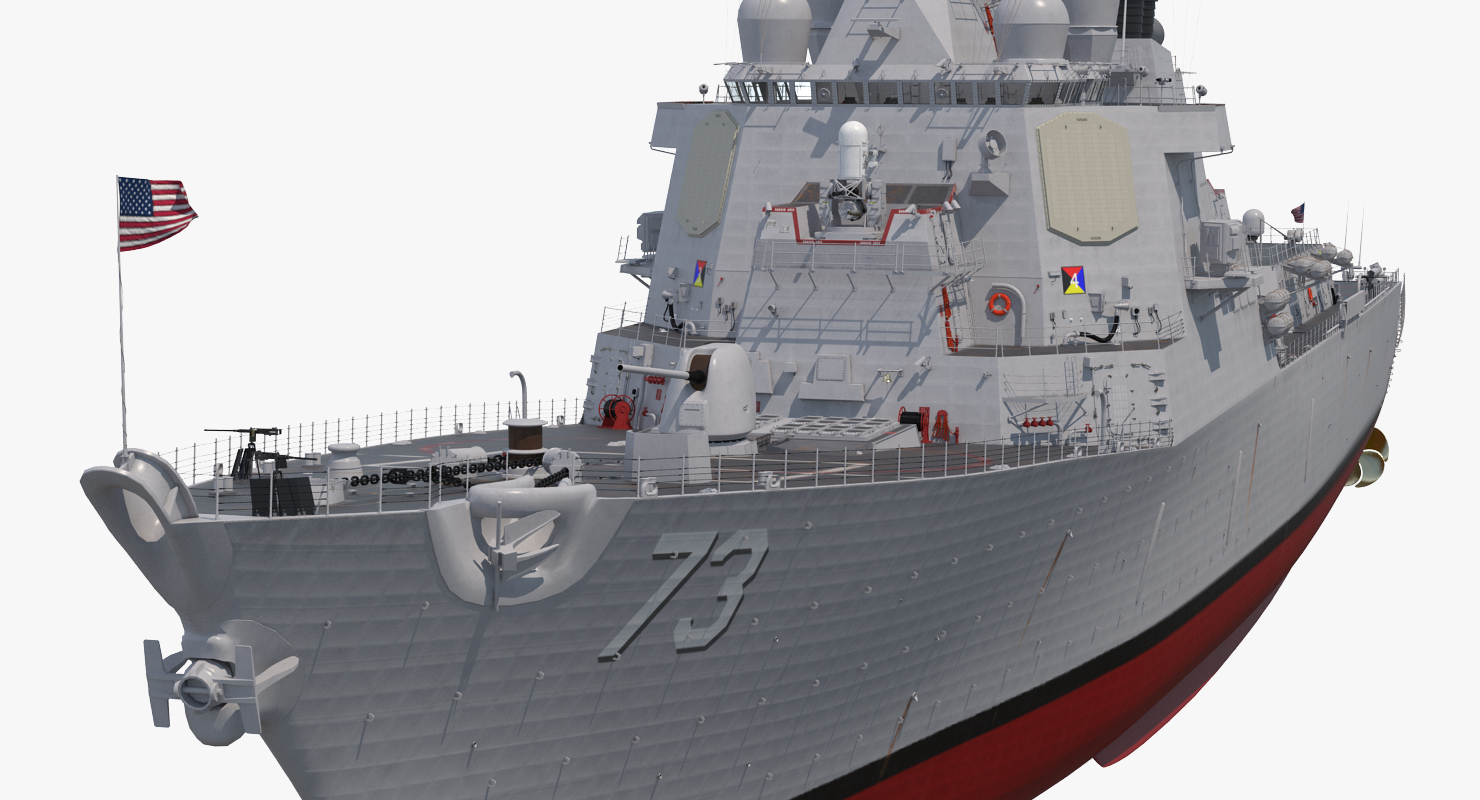 3D Arleigh Burke Destroyer Decatur DDG 73 model
