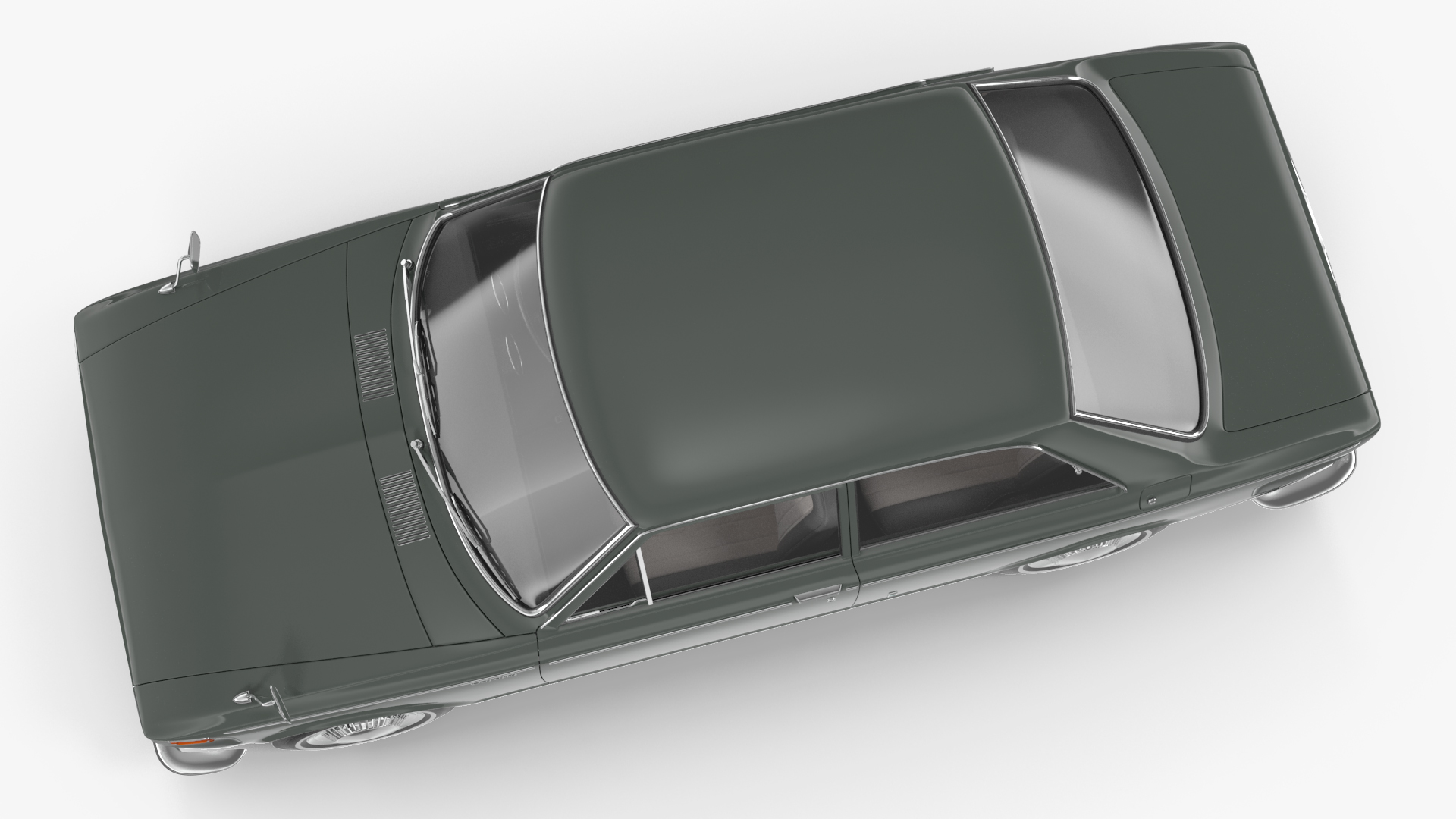 Toyota Corolla E10 1966 Simple Interior Gray 3D model