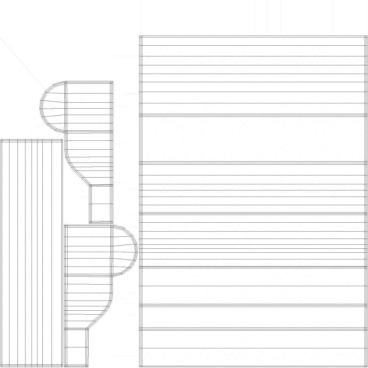 3D Architectural Molding Gypsum Type 25