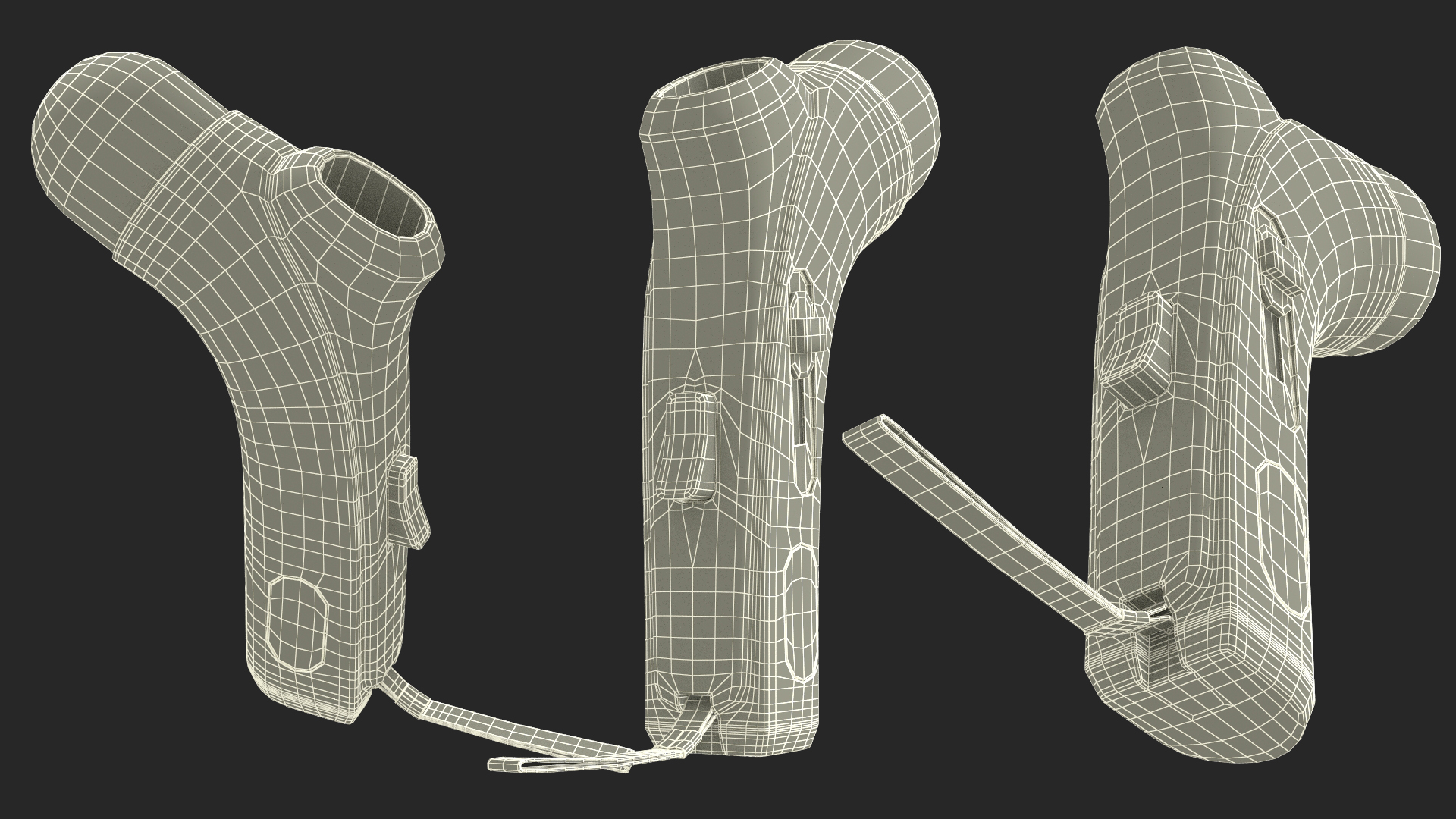 Dog Food Gun Blue 3D