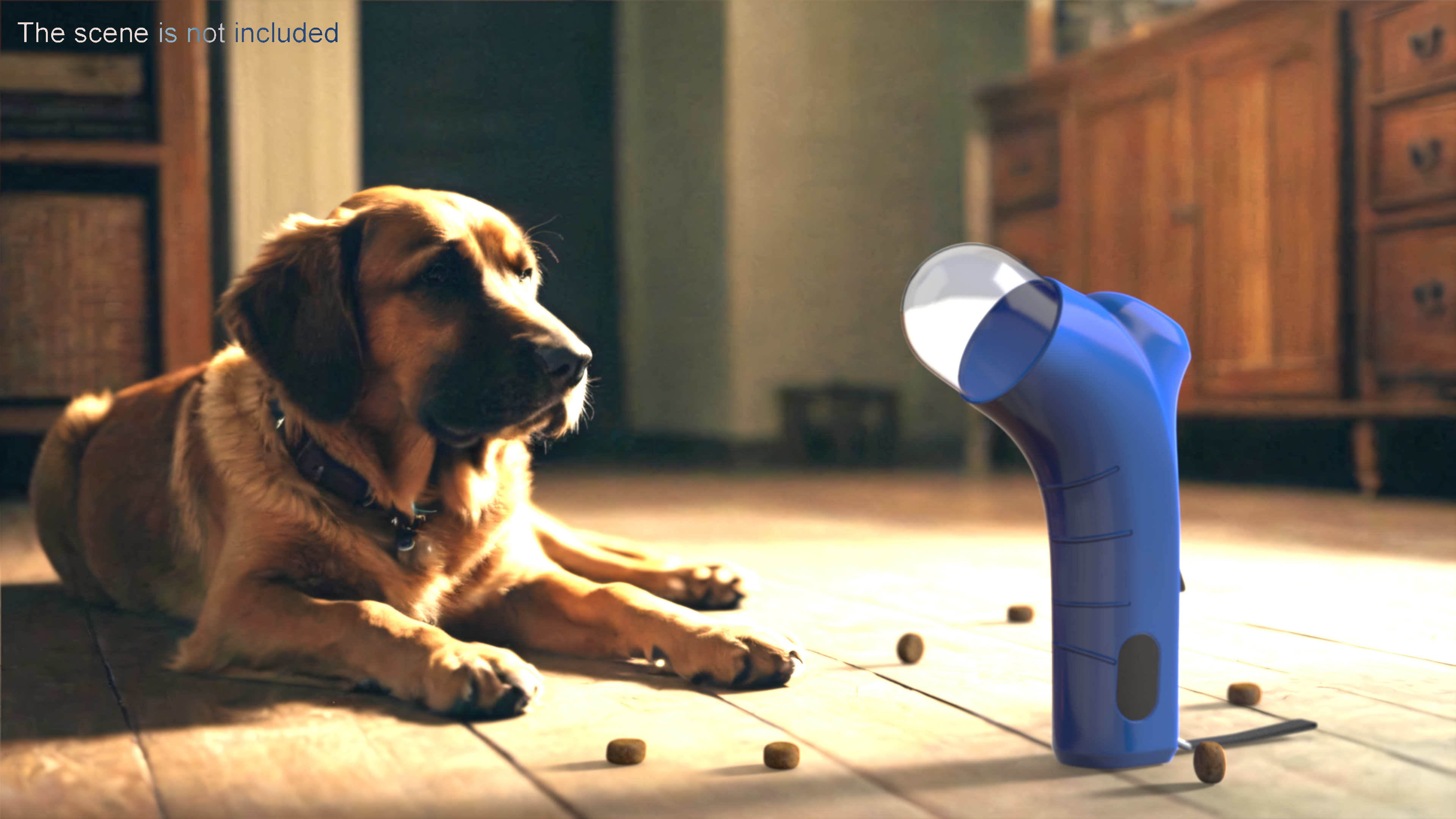 Dog Food Gun Blue 3D