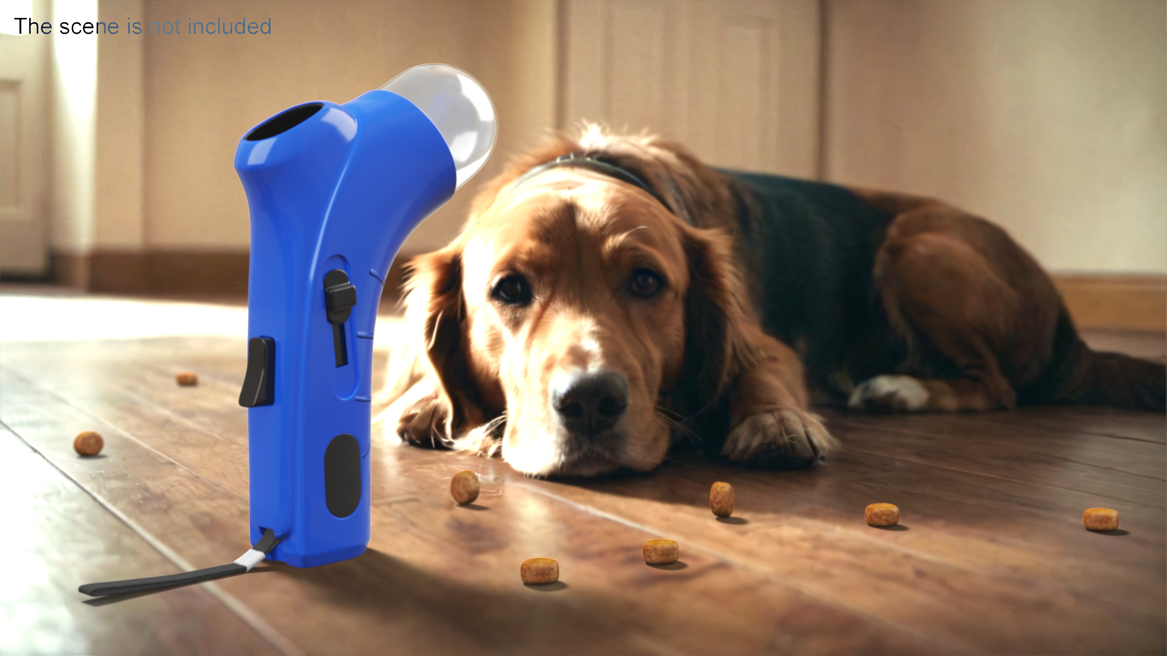 Dog Food Gun Blue 3D