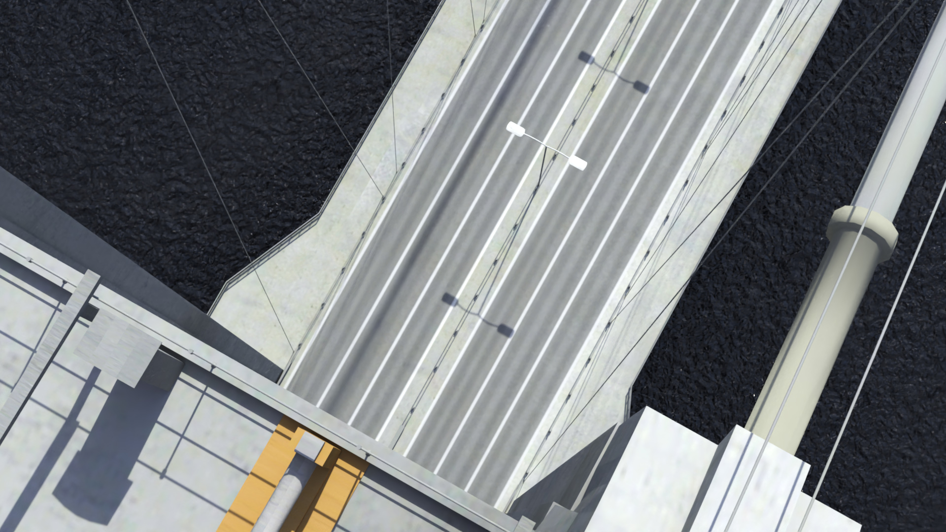 Bosphorus Suspension Bridge Structure 3D