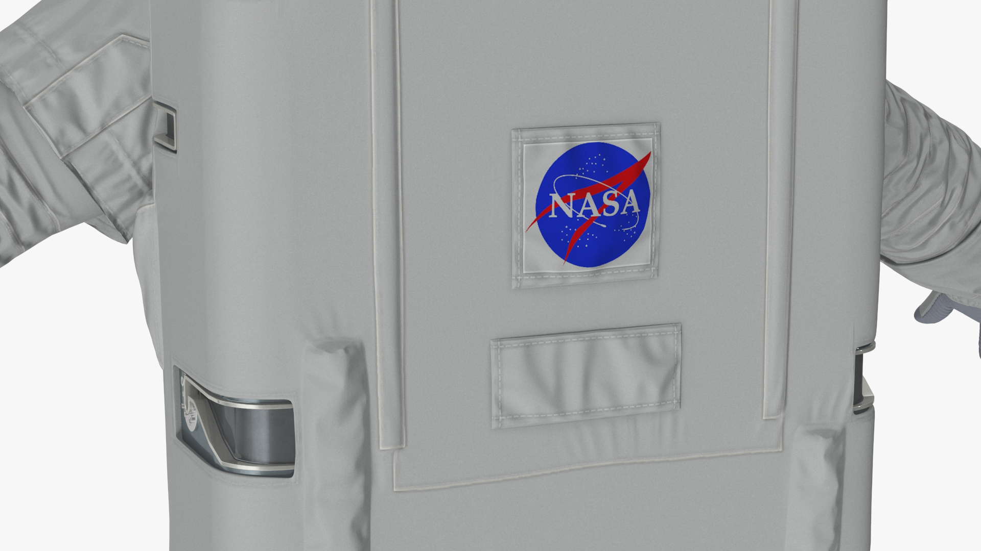 Astronaut in Extravehicular Mobility Unit Rigged for Cinema 4D 3D