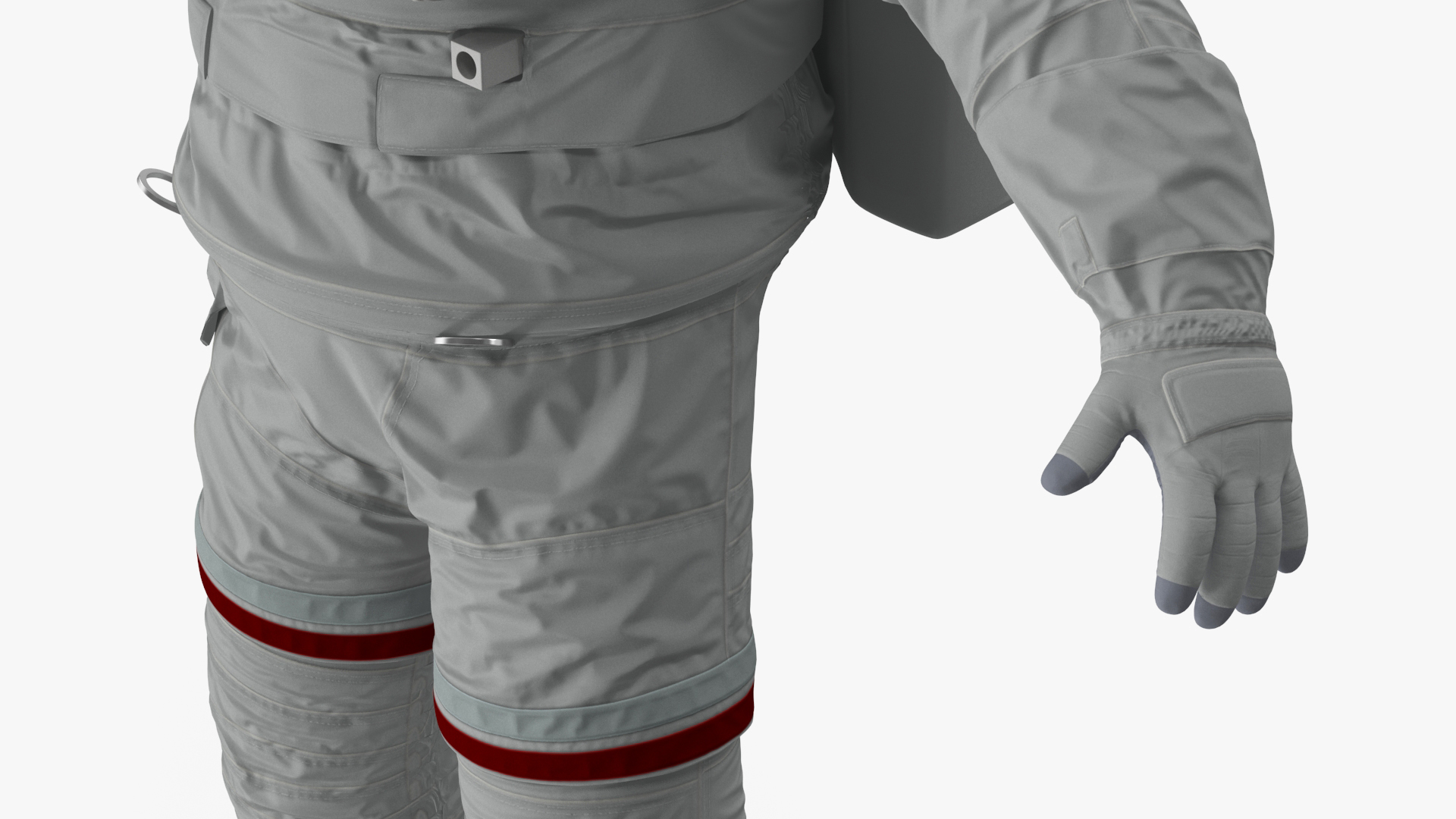 Astronaut in Extravehicular Mobility Unit Rigged for Cinema 4D 3D