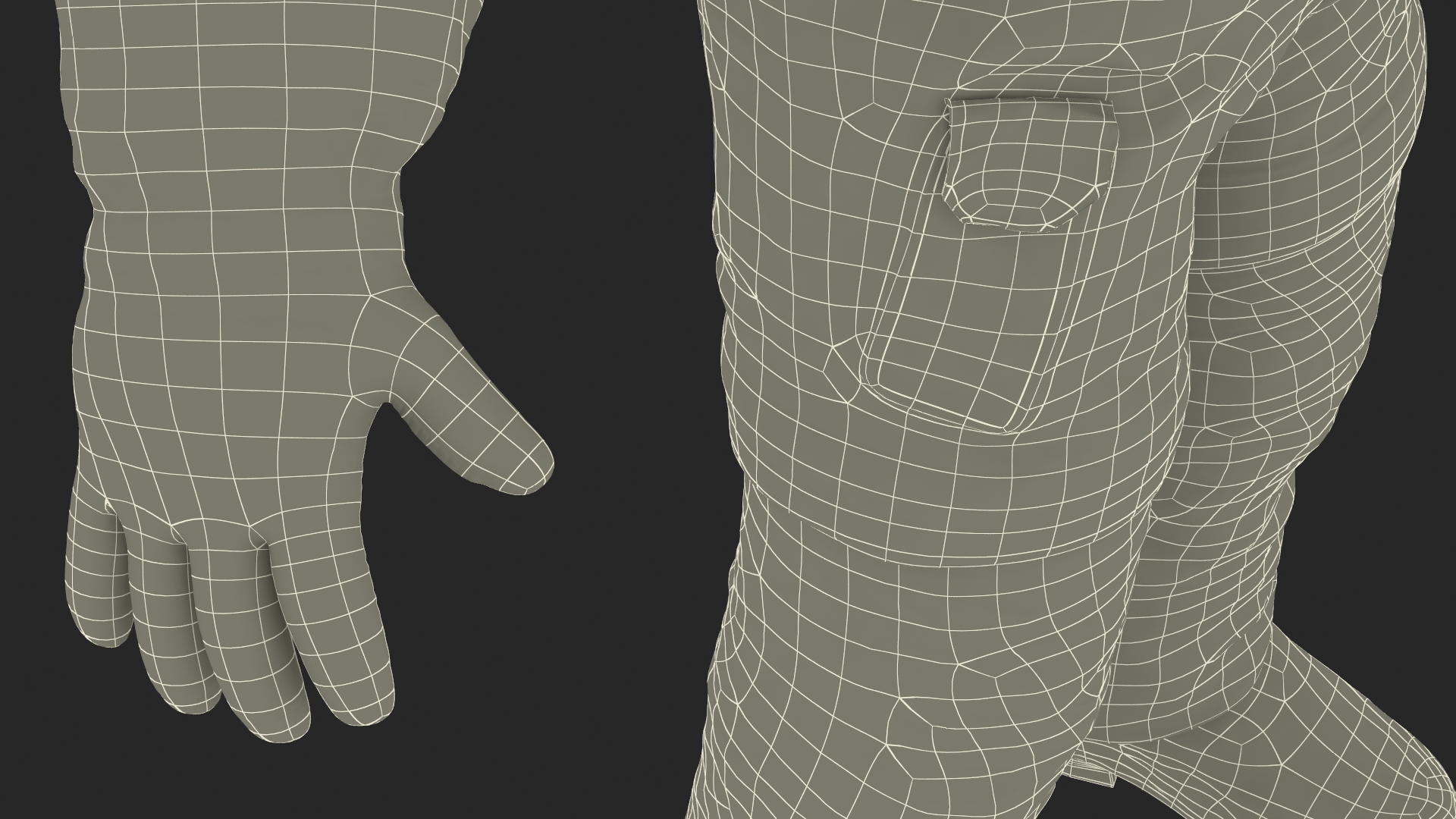 Astronaut in Extravehicular Mobility Unit Rigged for Cinema 4D 3D