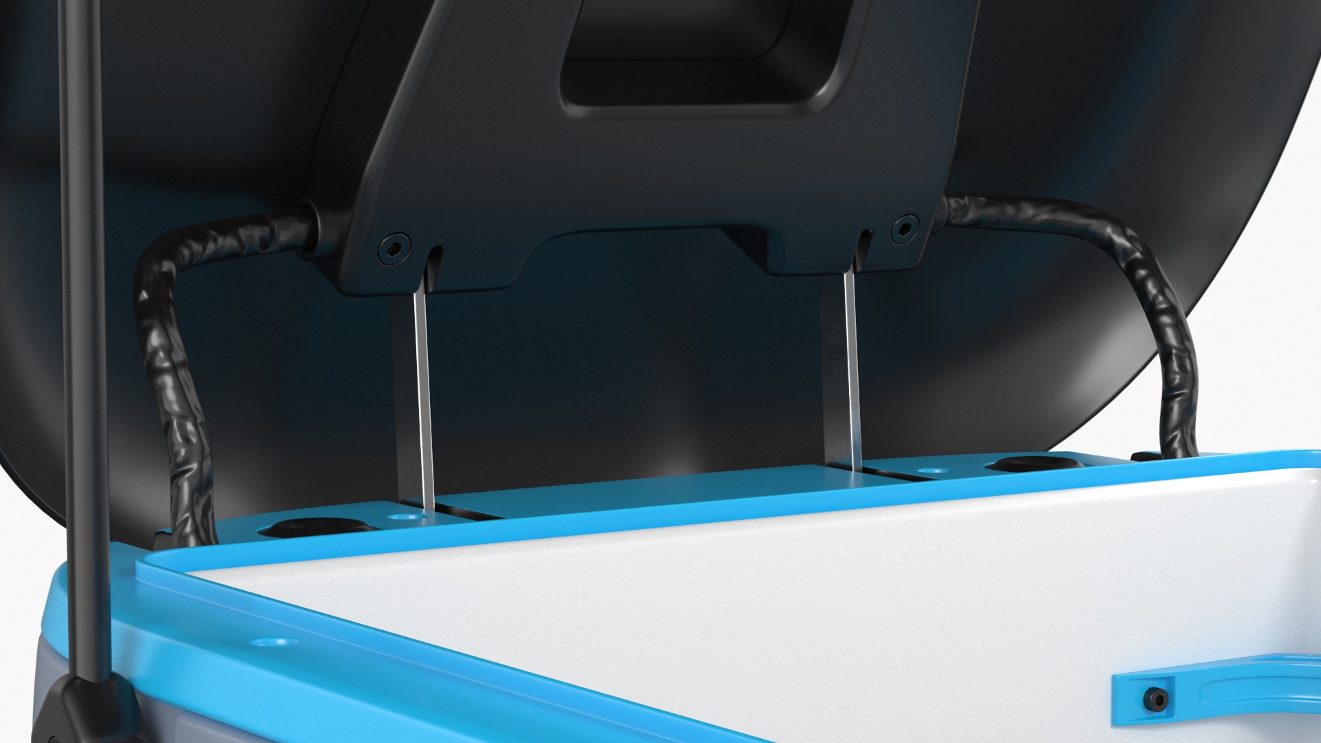 3D model Black Delivery Robot Kiwibot Rigged