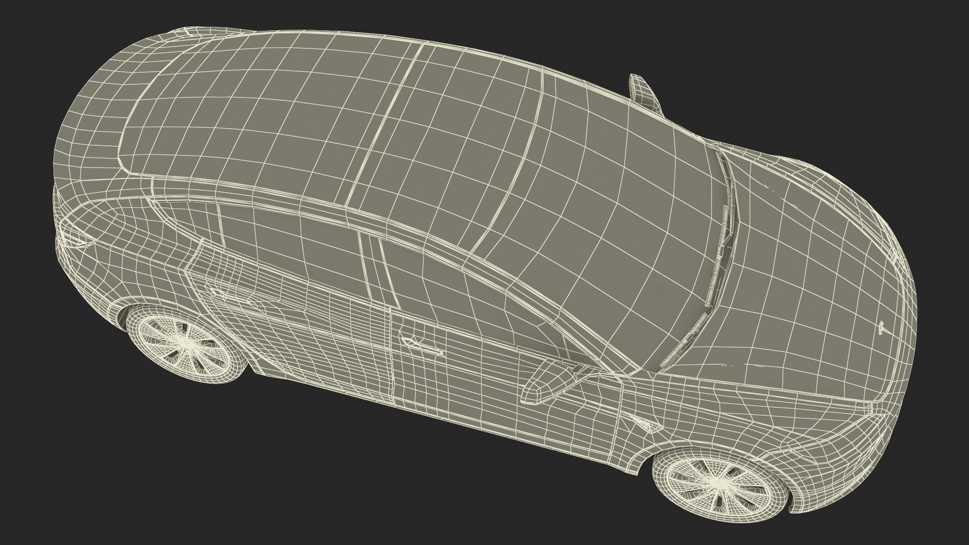 EVgo Fast Charging Station and Electric Cars 3D model
