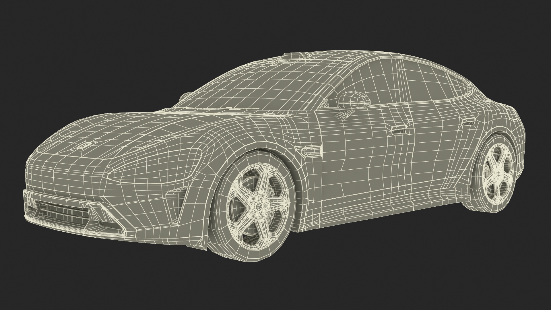 EVgo Fast Charging Station and Electric Cars 3D model