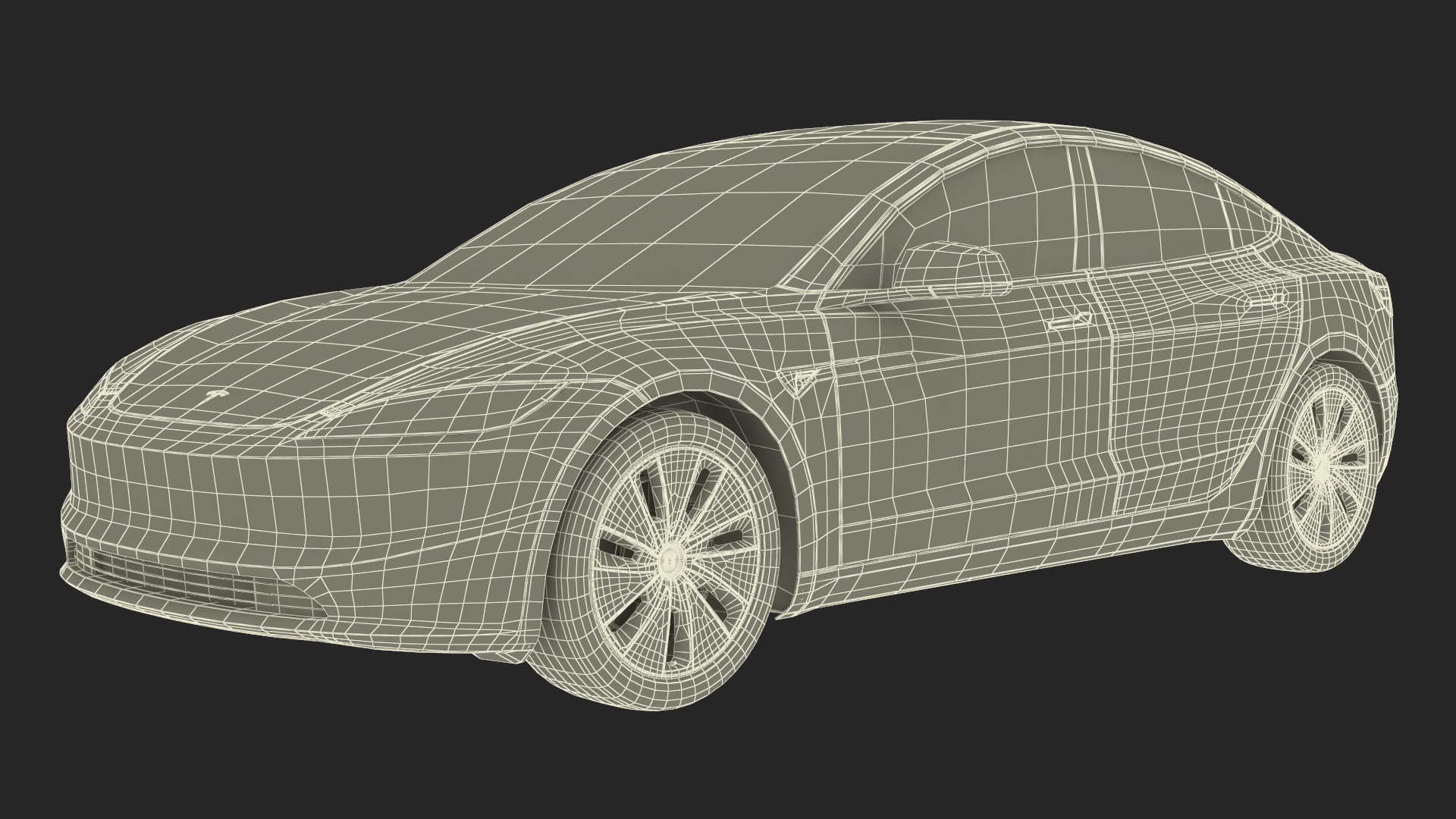 EVgo Fast Charging Station and Electric Cars 3D model