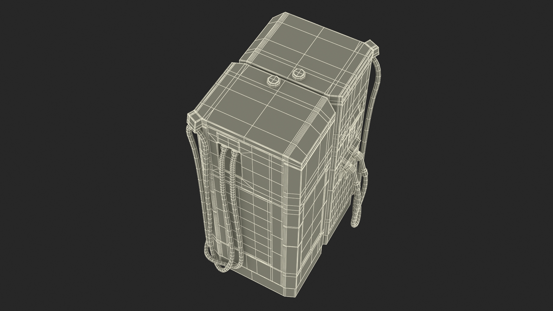 EVgo Fast Charging Station and Electric Cars 3D model