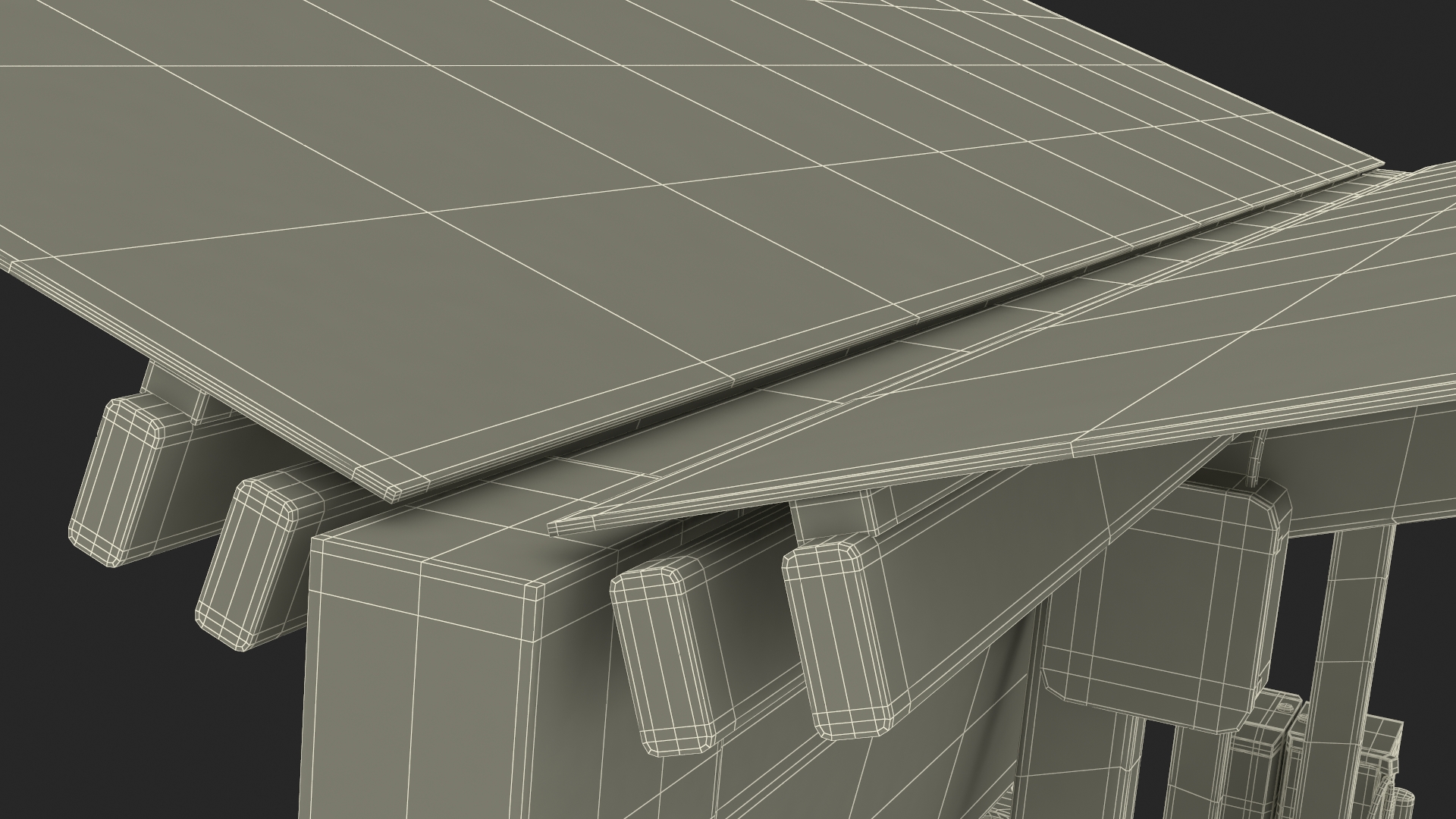 EVgo Fast Charging Station and Electric Cars 3D model