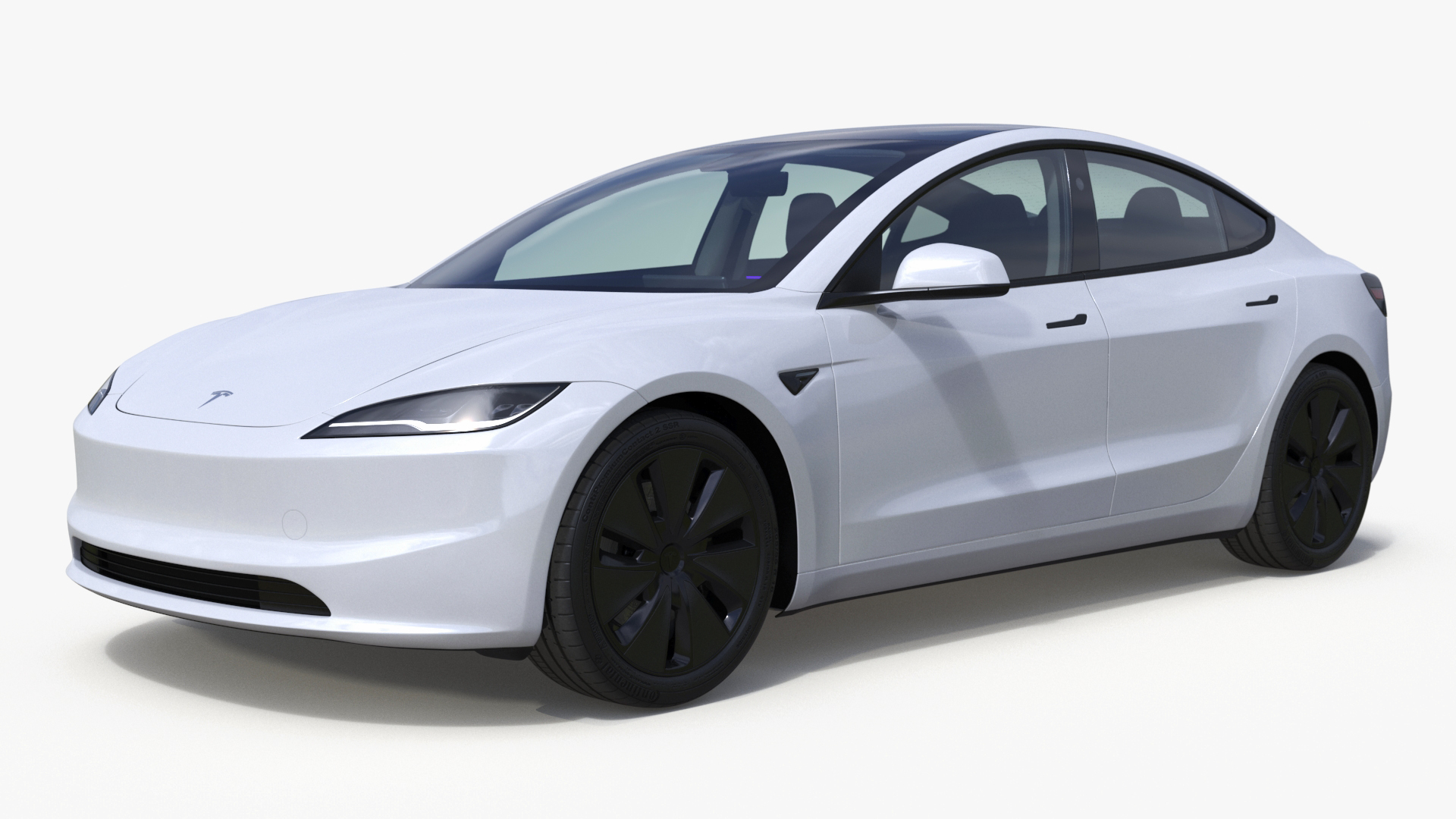 EVgo Fast Charging Station and Electric Cars 3D model