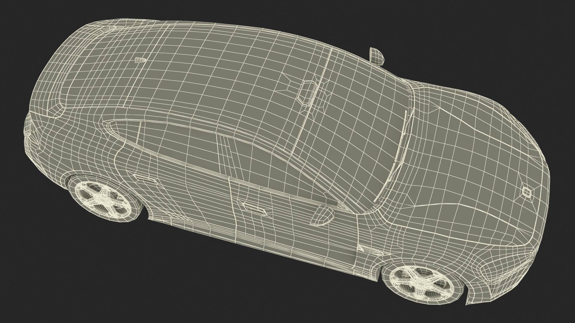 EVgo Fast Charging Station and Electric Cars 3D model
