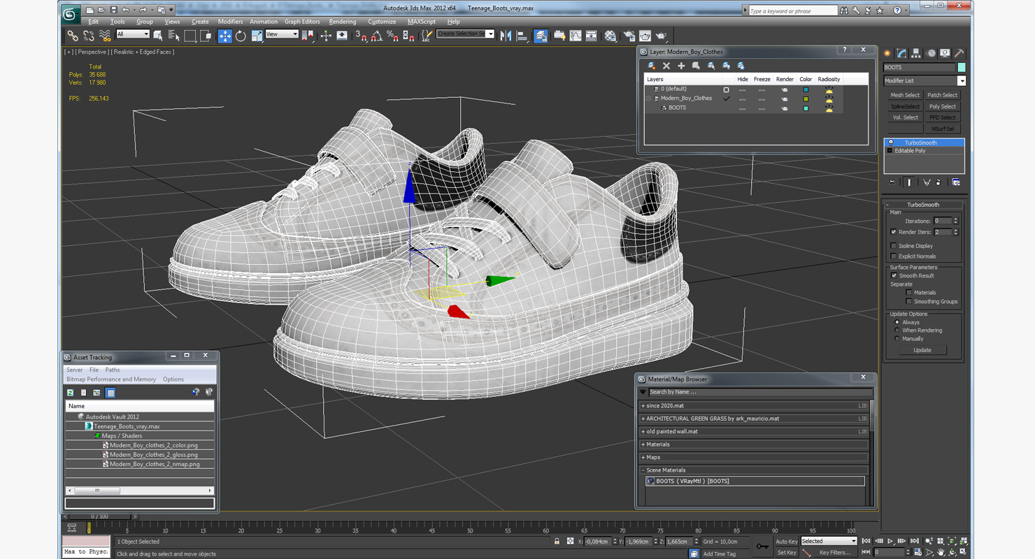 3D Teenage Sneakers