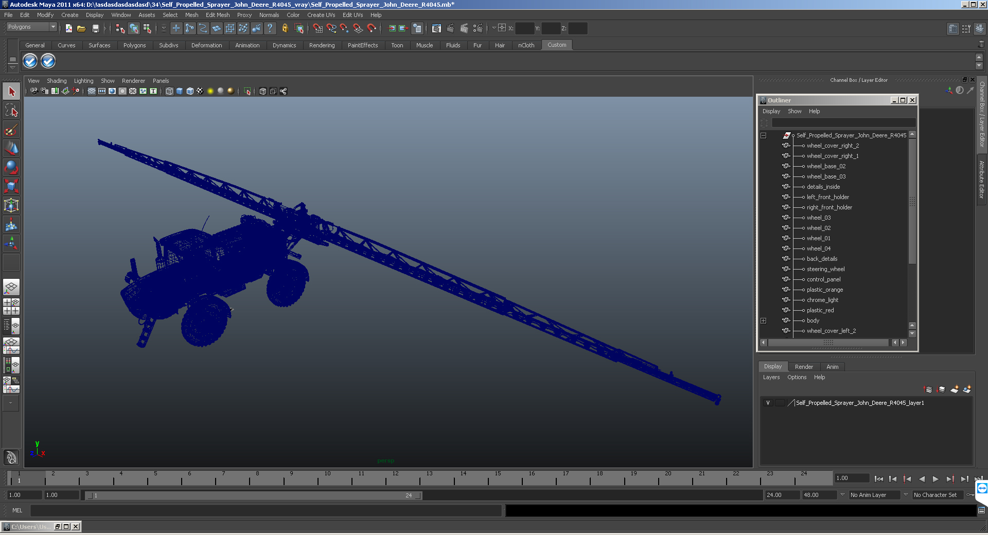3D model Farm Sprayer Generic