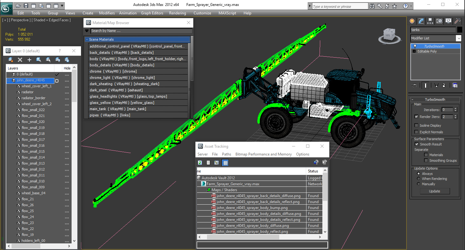 3D model Farm Sprayer Generic