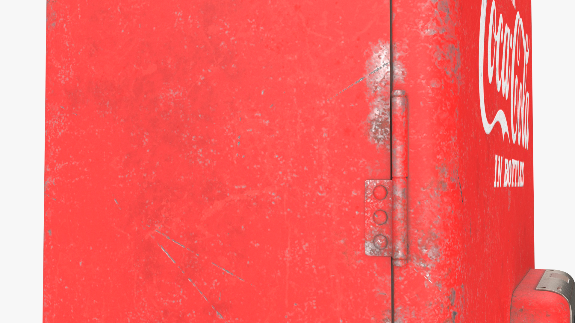 Coca Cola Old Antique Bottles Soda Machine 3D