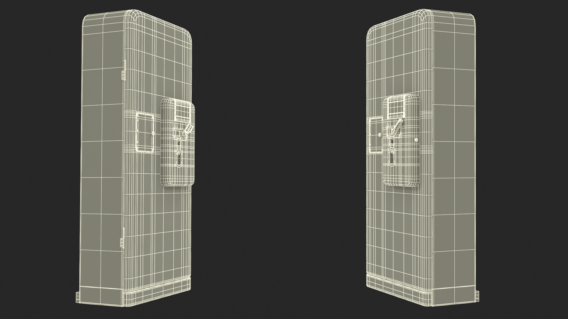 Coca Cola Old Antique Bottles Soda Machine 3D
