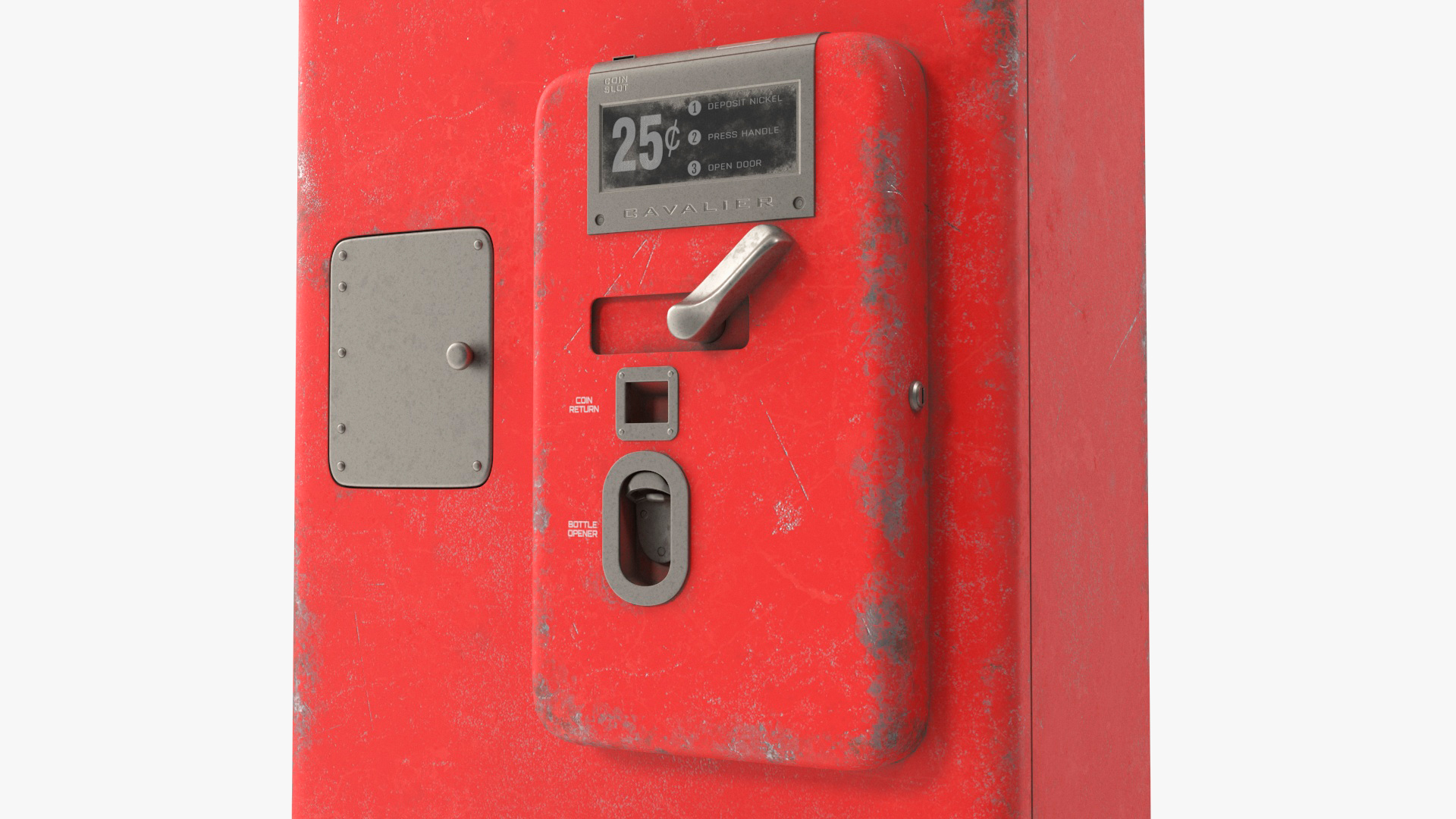 Coca Cola Old Antique Bottles Soda Machine 3D