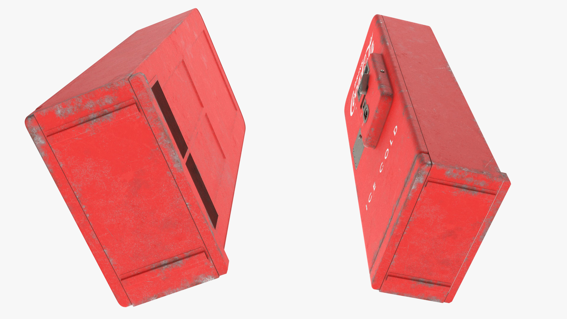 Coca Cola Old Antique Bottles Soda Machine 3D