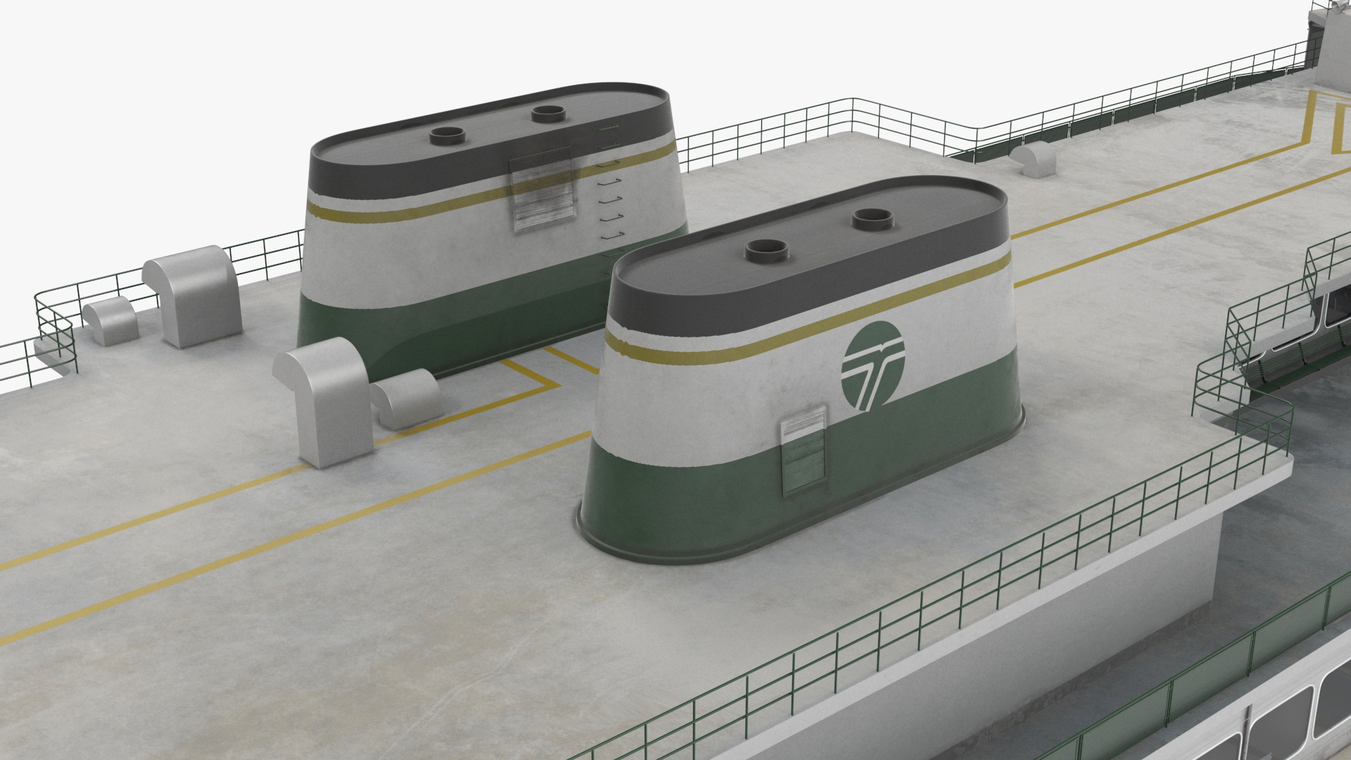 3D Washington State Ferry Super Class MV Kaleetan