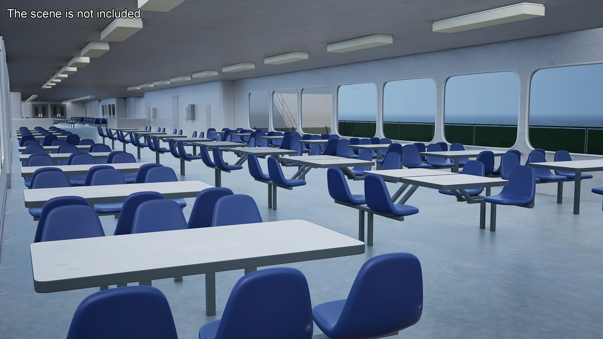 3D Washington State Ferry Super Class MV Kaleetan