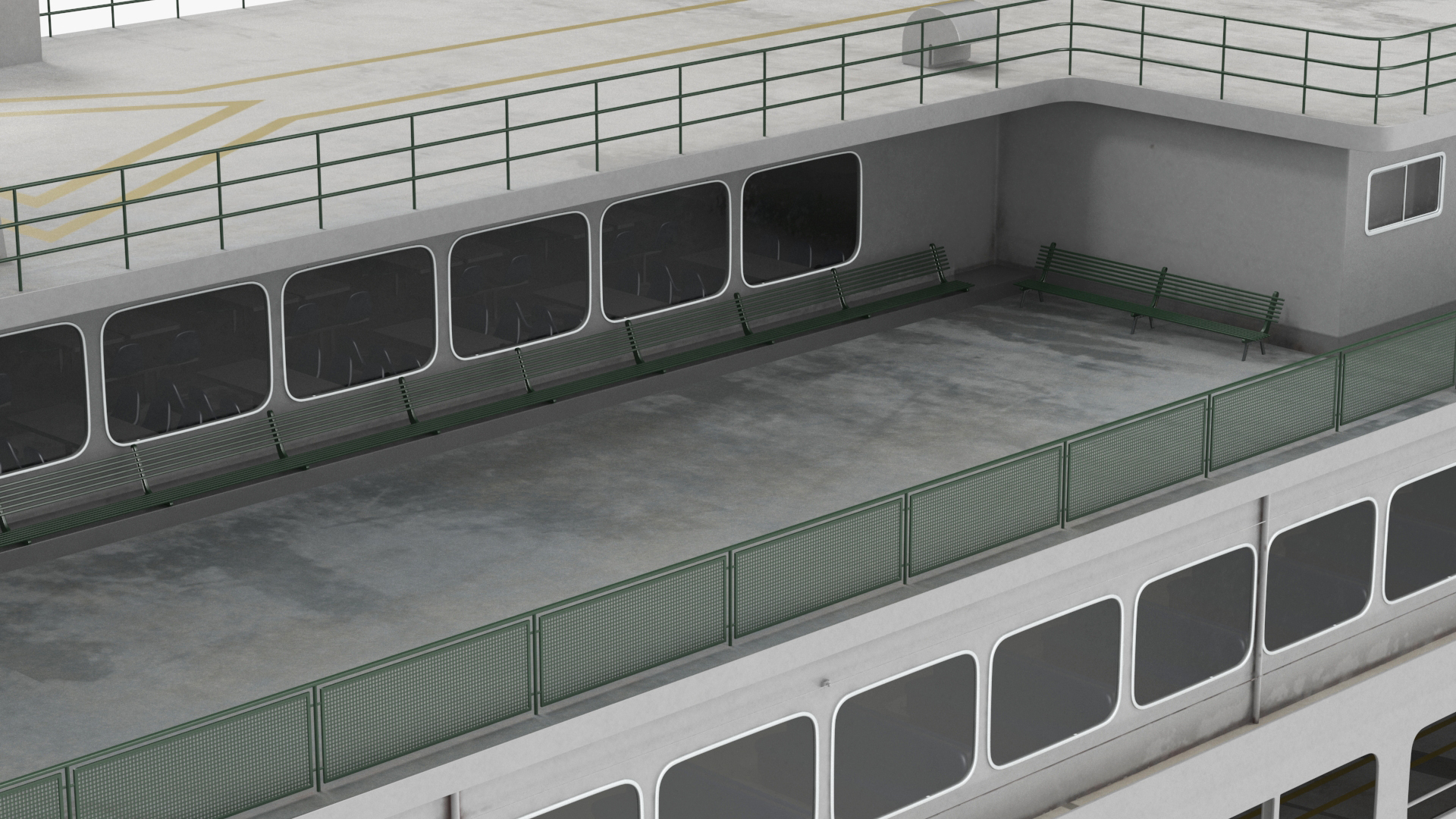 3D Washington State Ferry Super Class MV Kaleetan