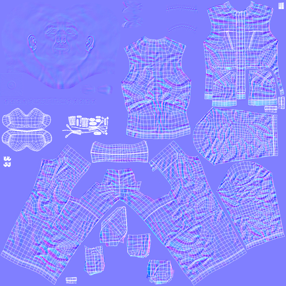 3D model High Altitude Worker Full Equipment