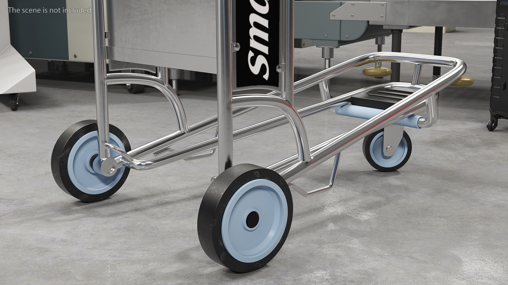 Smartecarte Airport Luggage Cart 3D