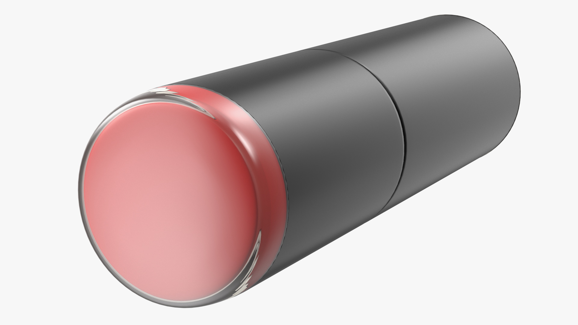 3D Round Lipstick Red model